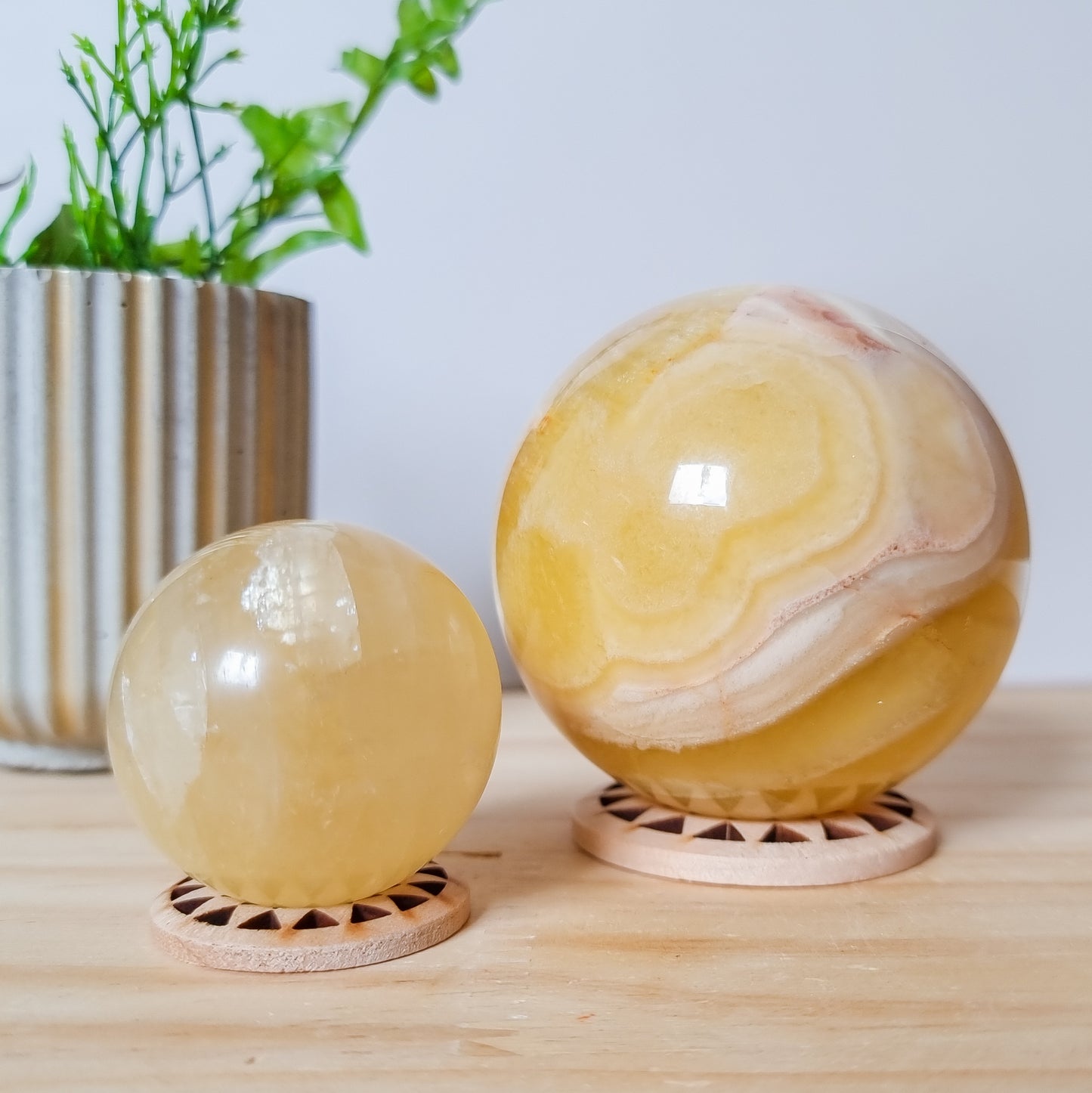 Wooden Sphere Stands