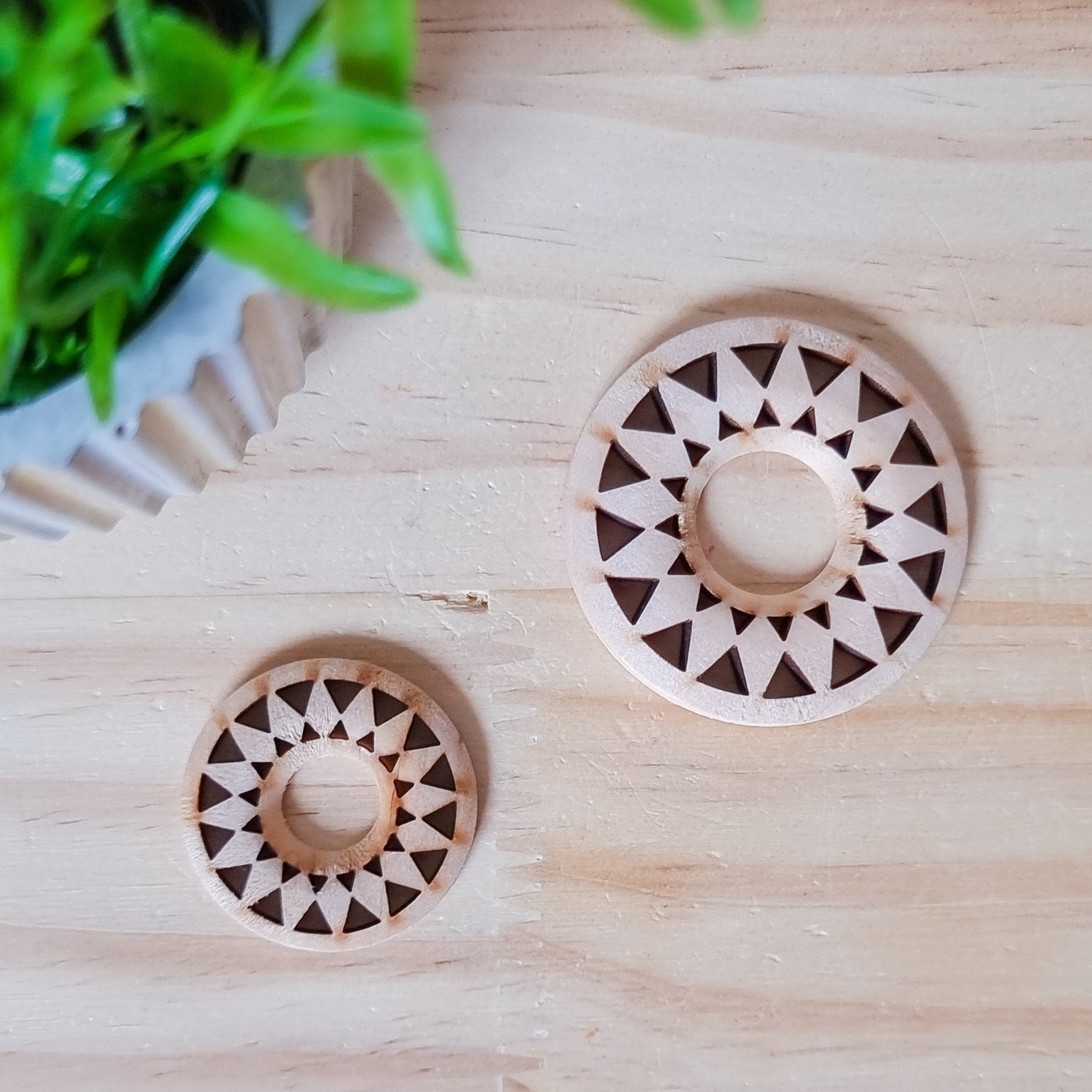 Wooden Sphere Stands
