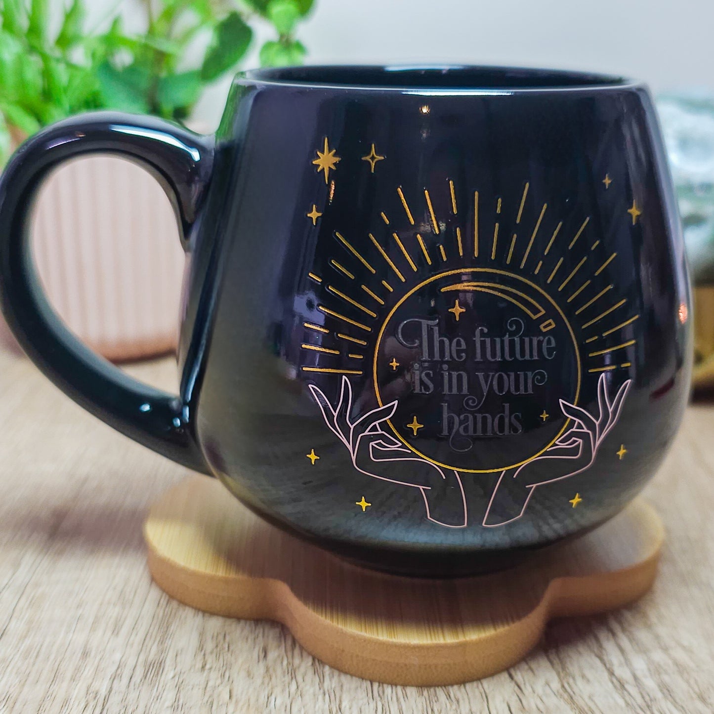 Fortune Teller Colour Changing Mug "The future is in your hands"