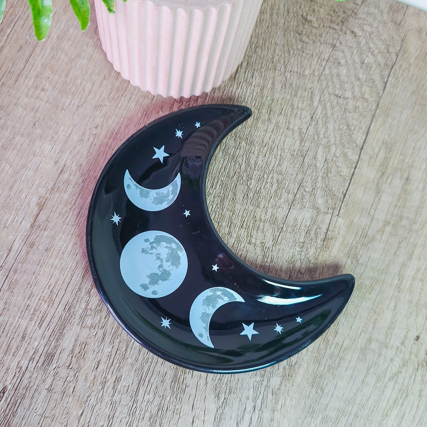 Crescent Moon Shaped Trinket Dish