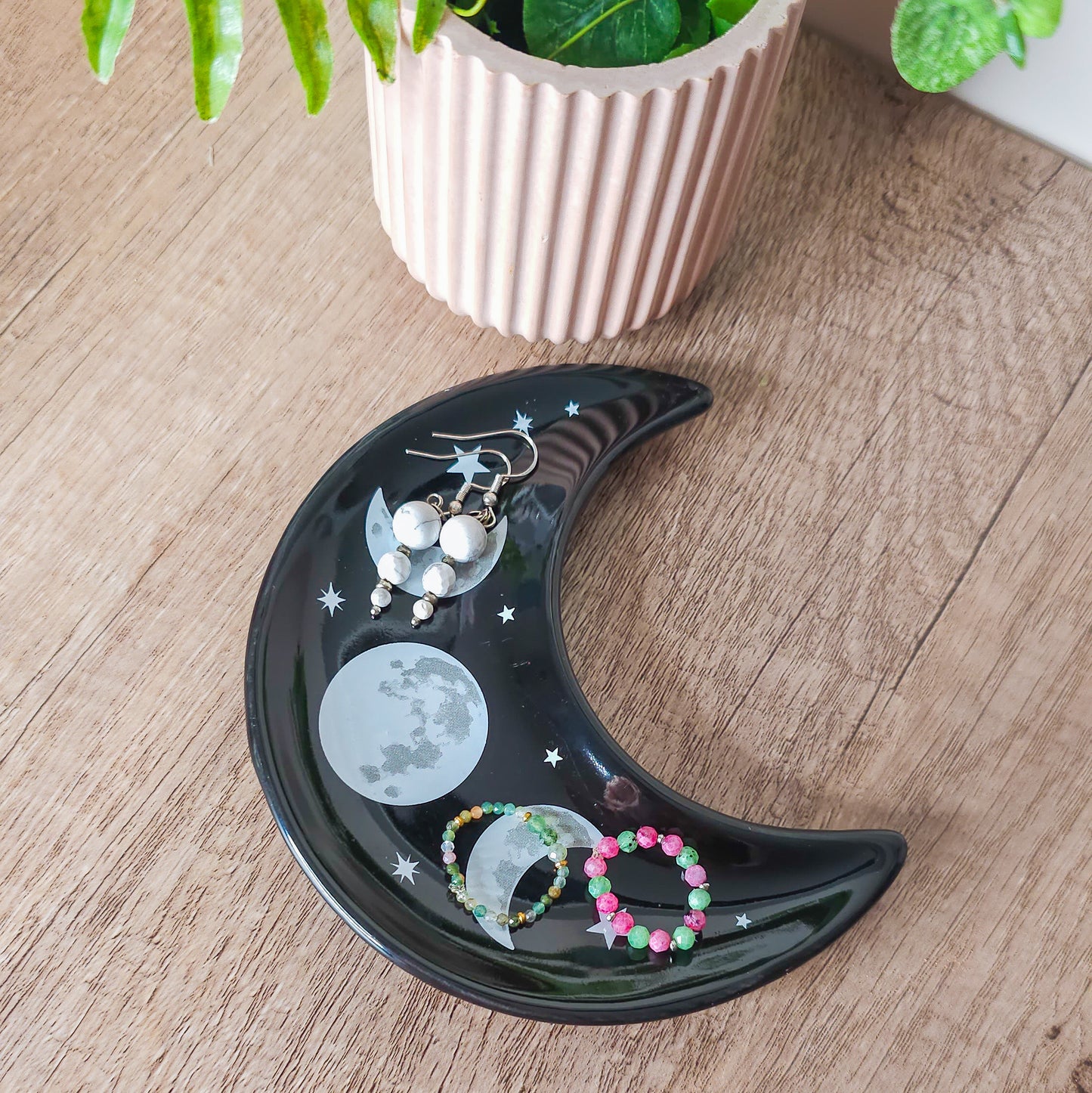 Crescent Moon Shaped Trinket Dish