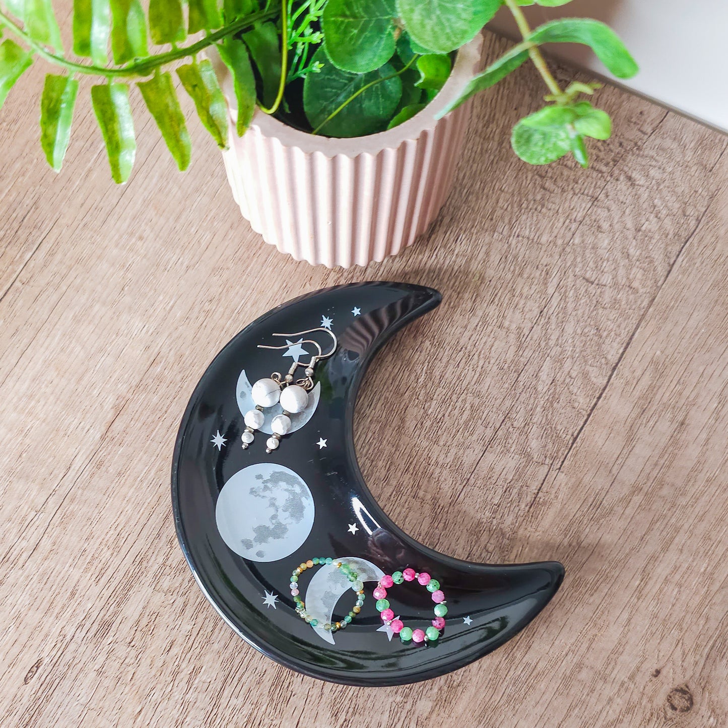 Crescent Moon Shaped Trinket Dish