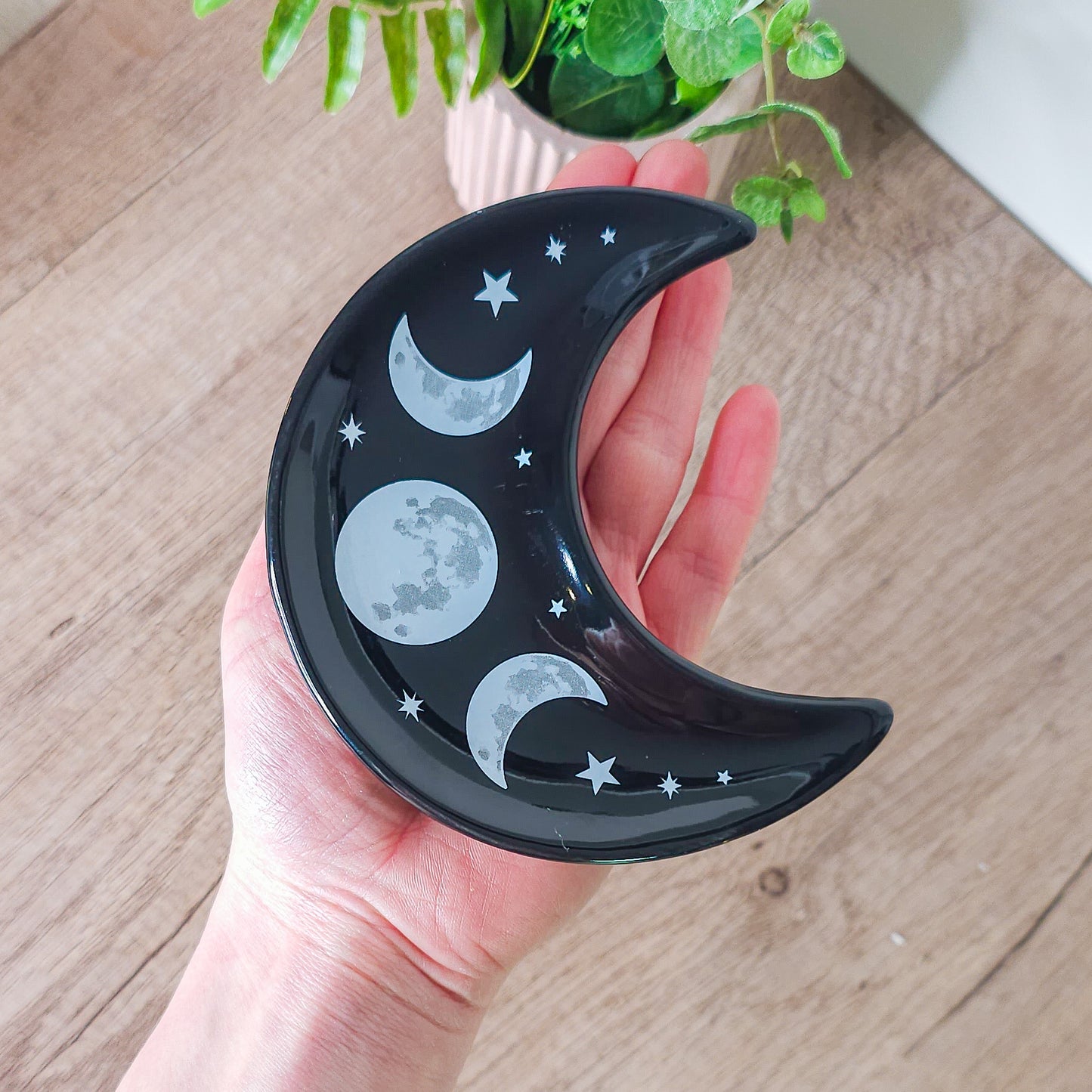 Crescent Moon Shaped Trinket Dish