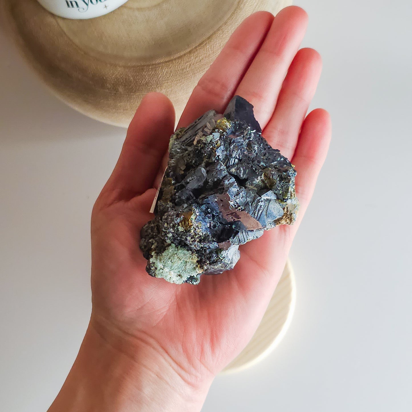 Galena with Cleiophane (Golden Sphalerite) specimen