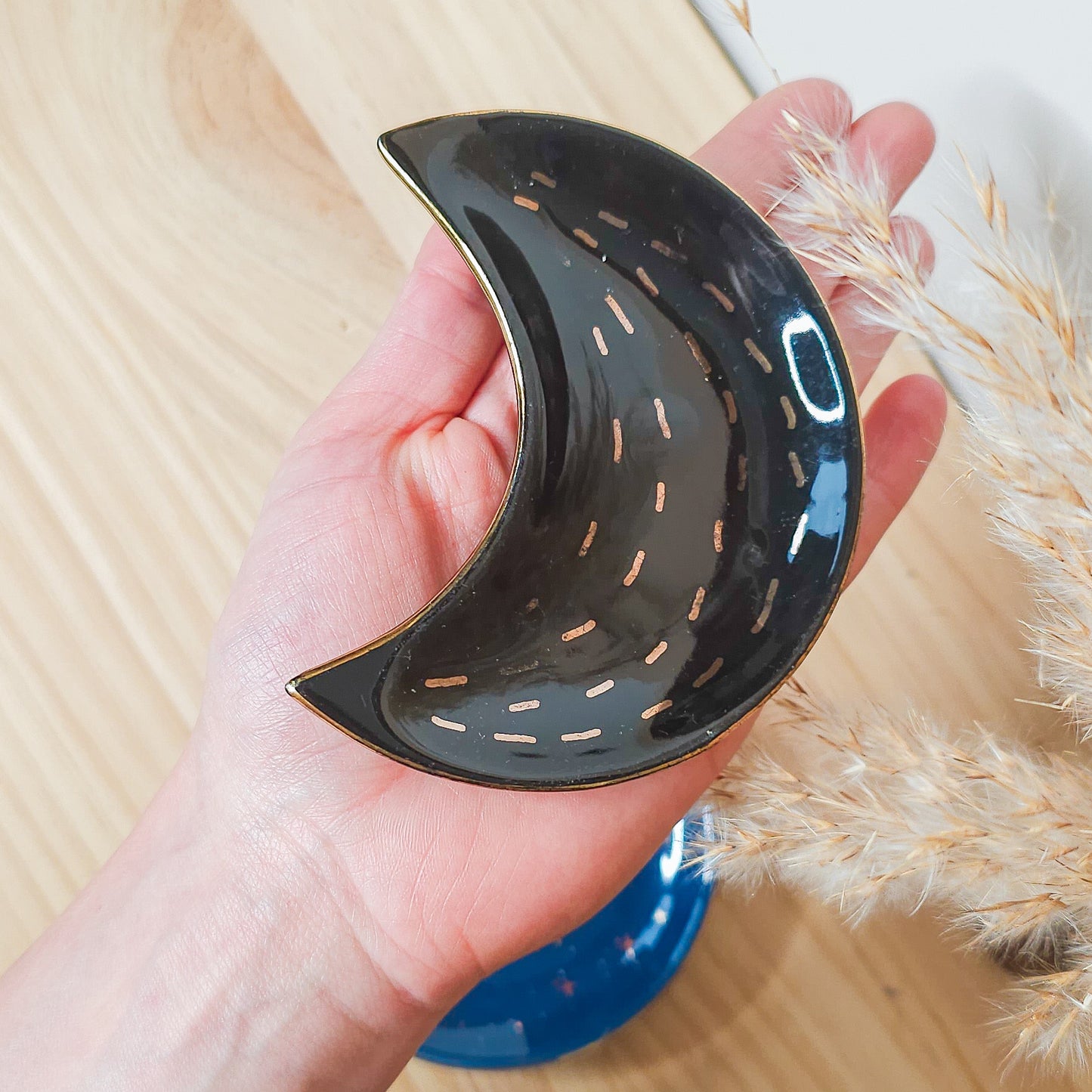 Ceramic Moon Trinket Dish