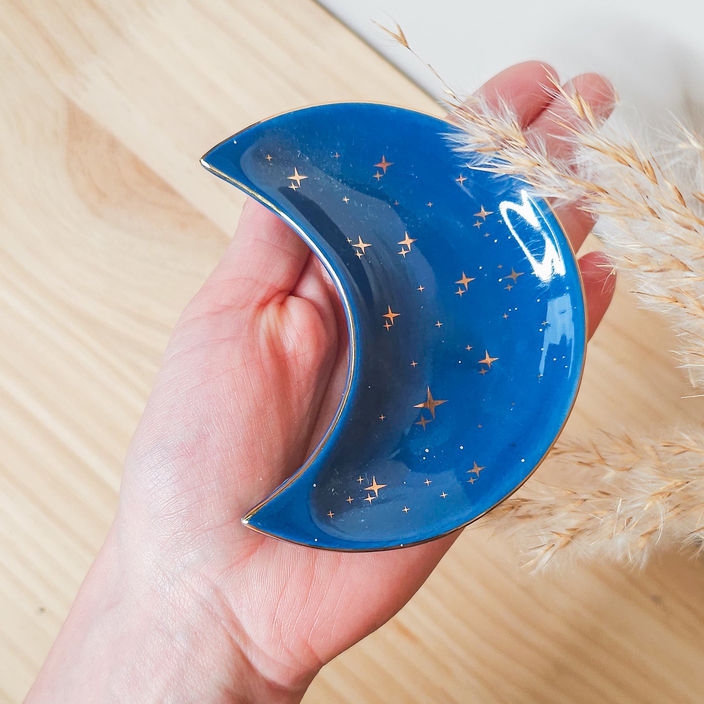 Ceramic Moon Trinket Dish