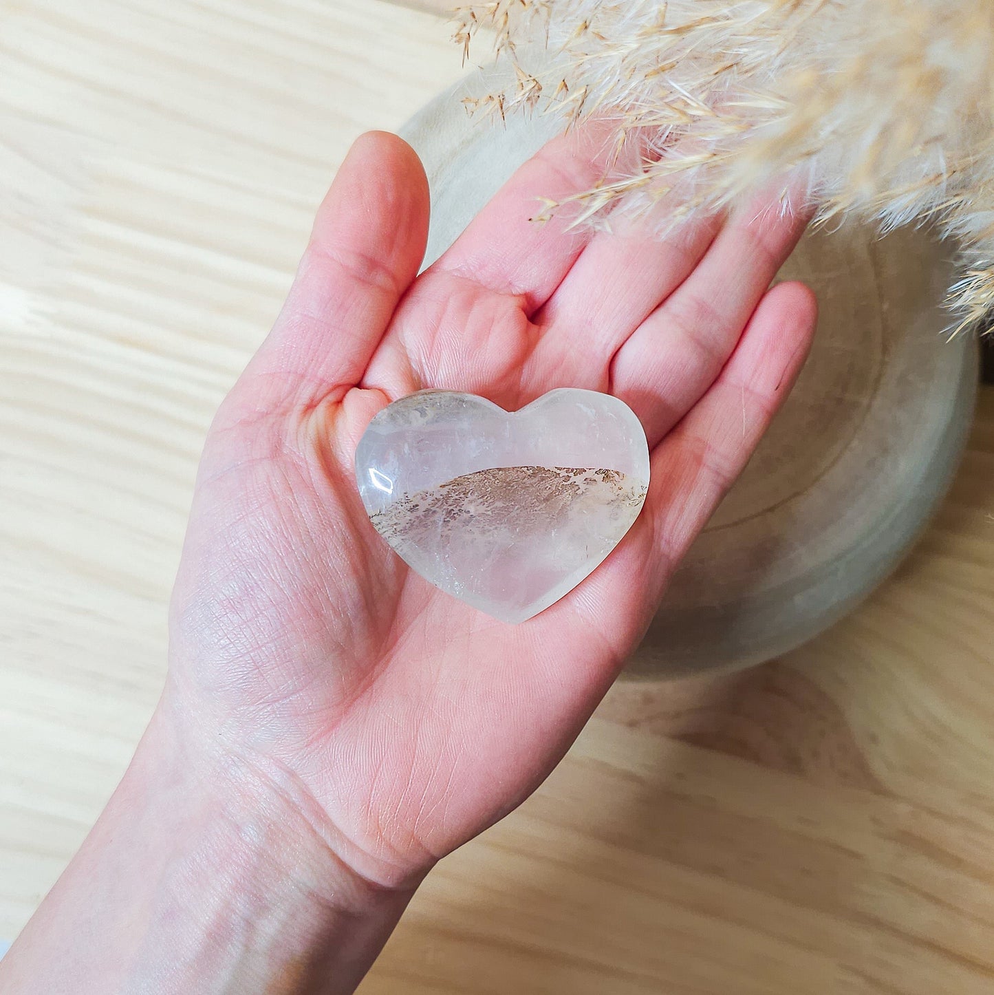Dendritic Quartz Heart