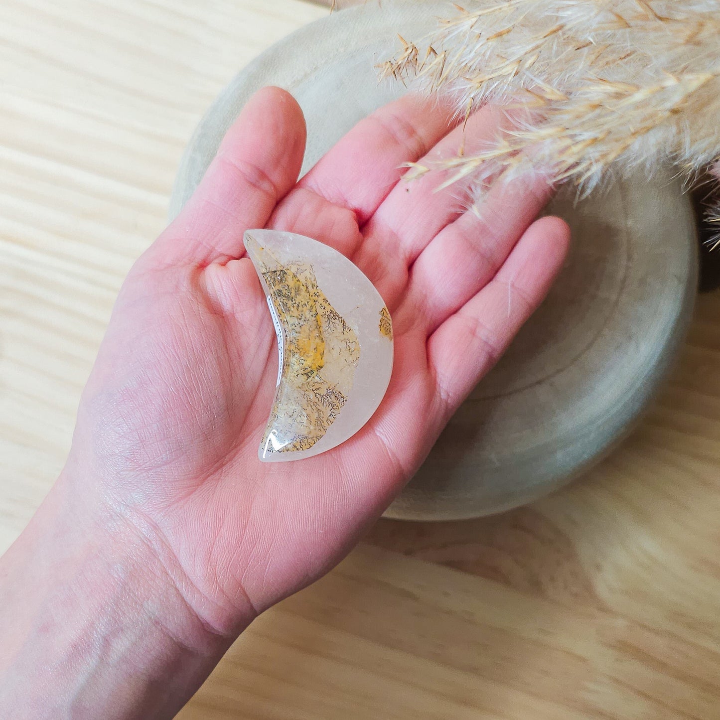 Dendritic Quartz /Golden Healer Moon