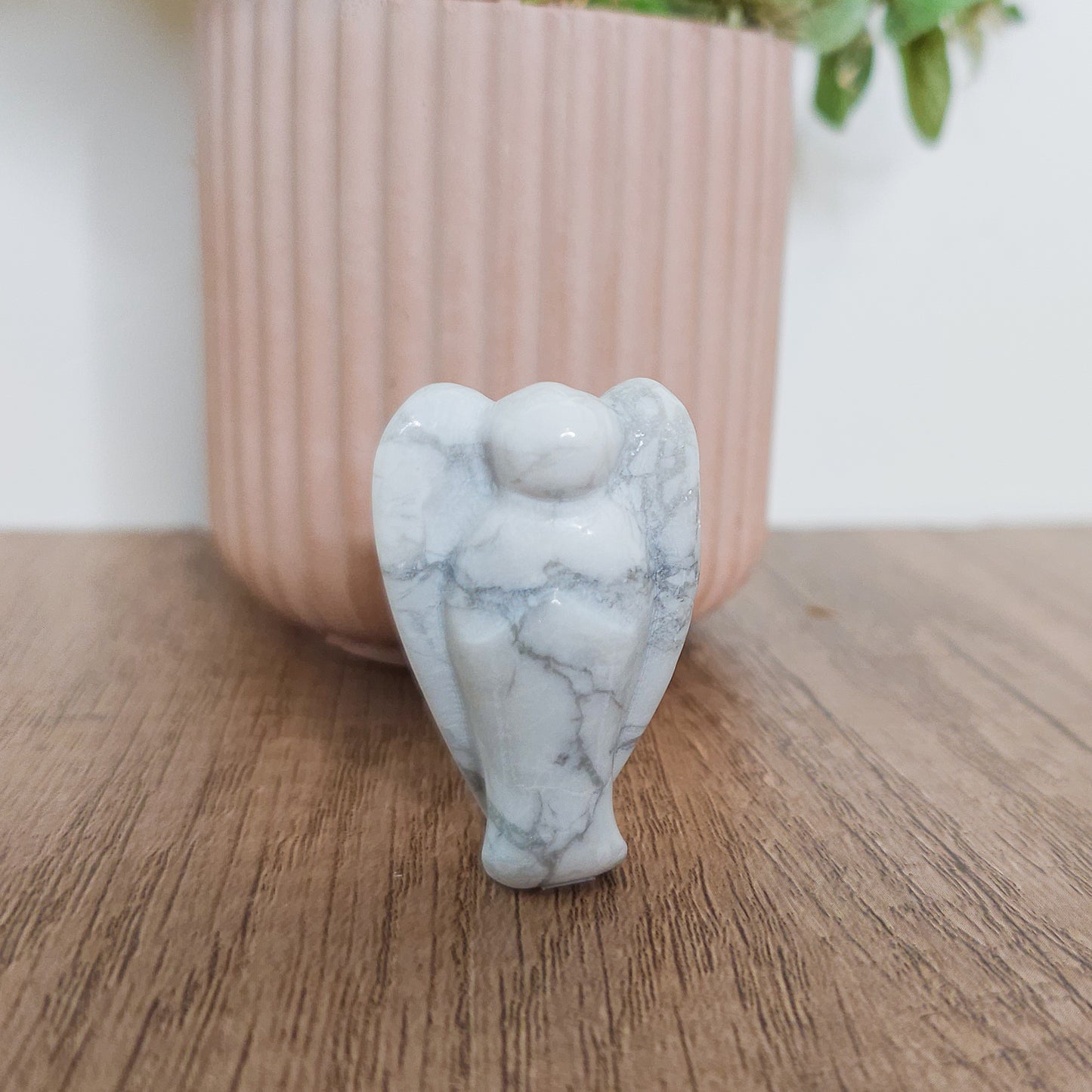 Small Howlite Angel