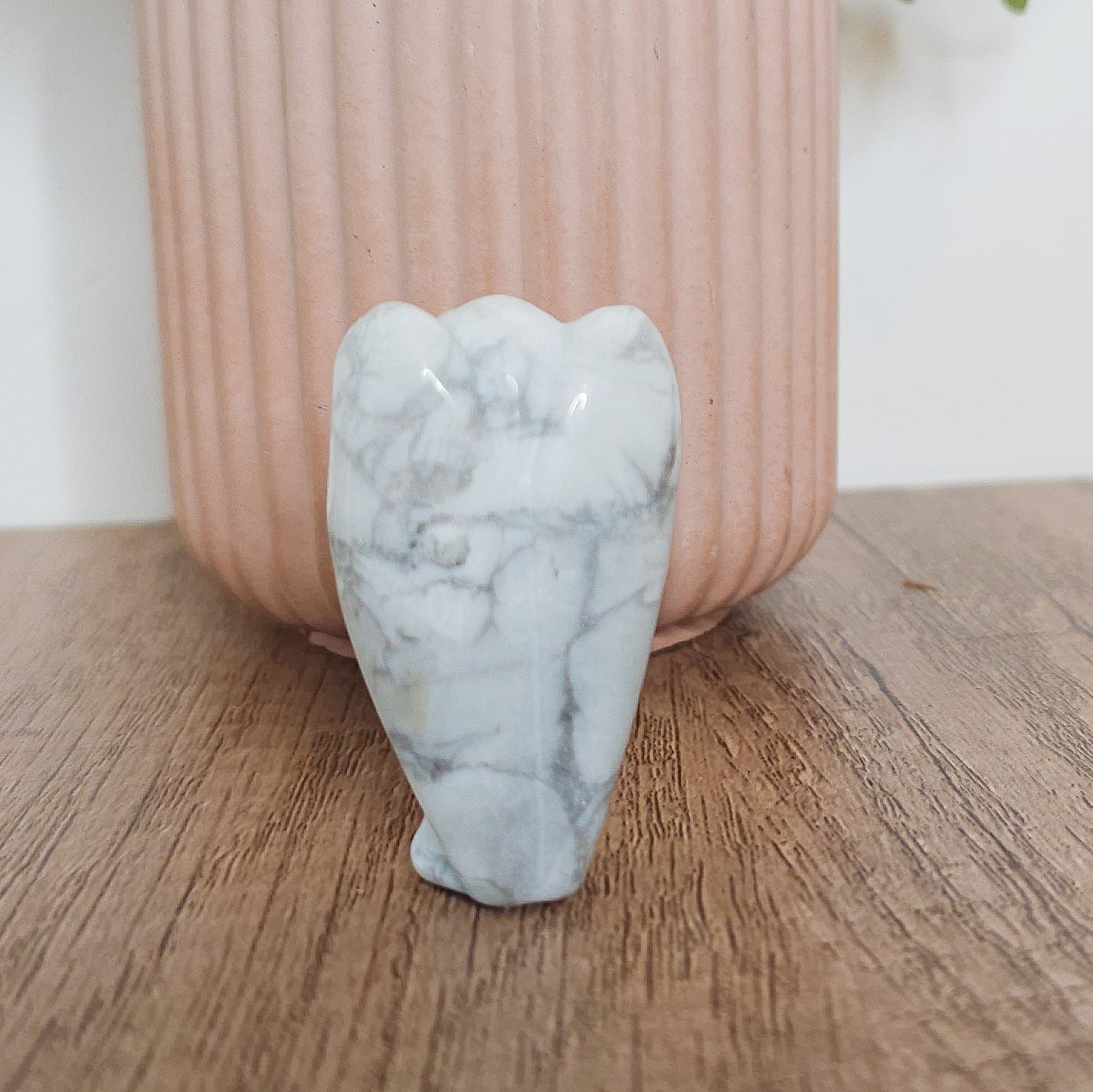 Small Howlite Angel