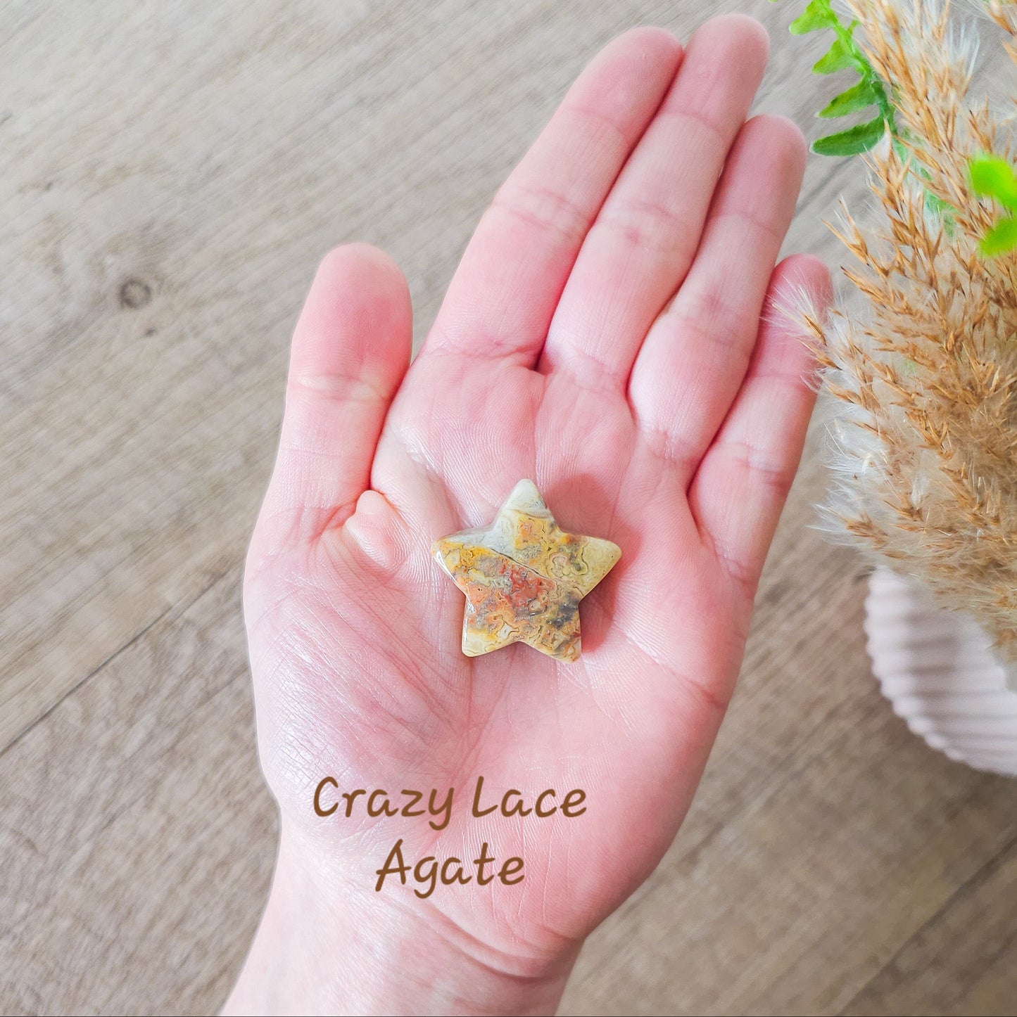 Small Crystal Star Carvings