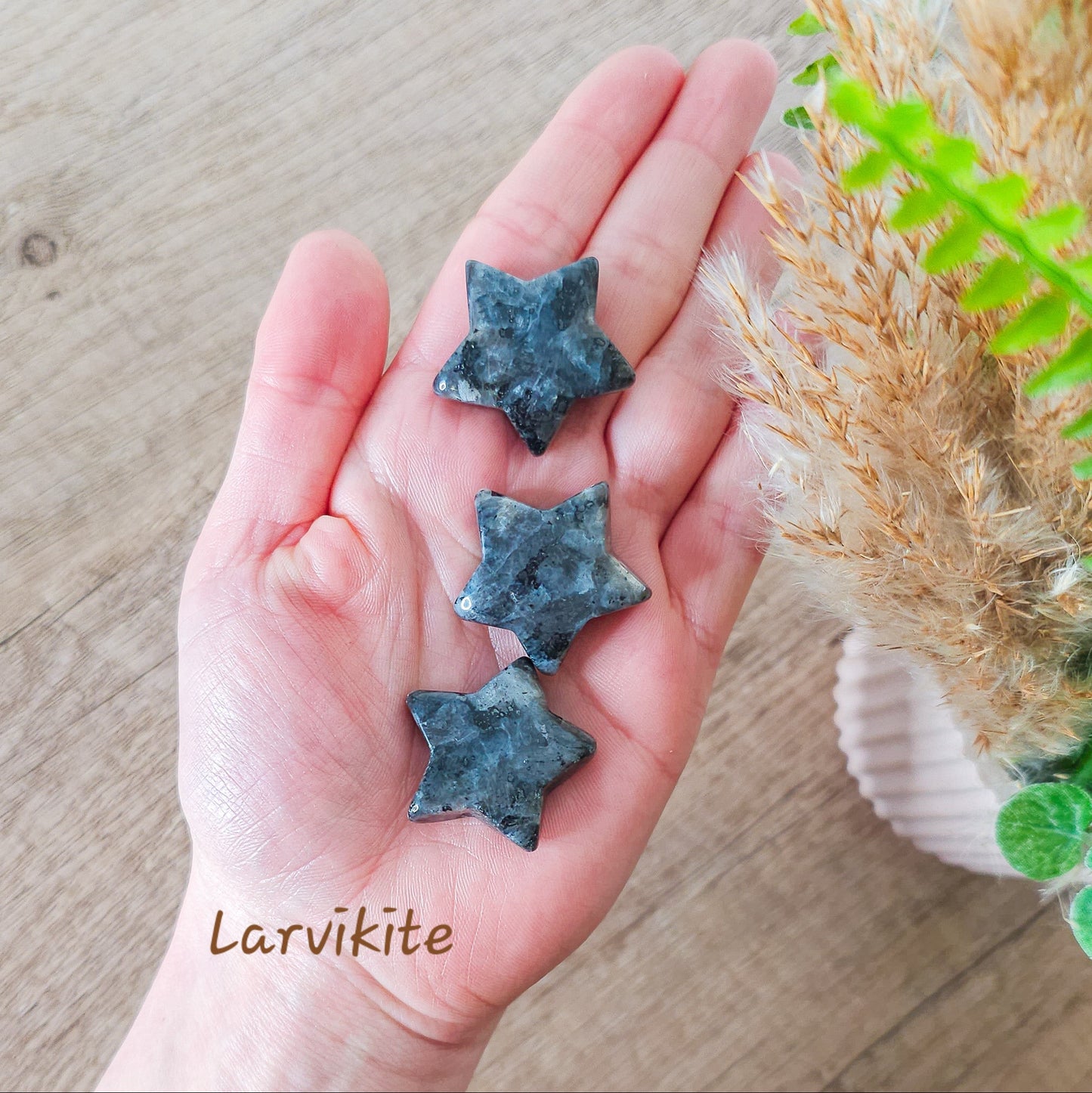 Small Crystal Star Carvings