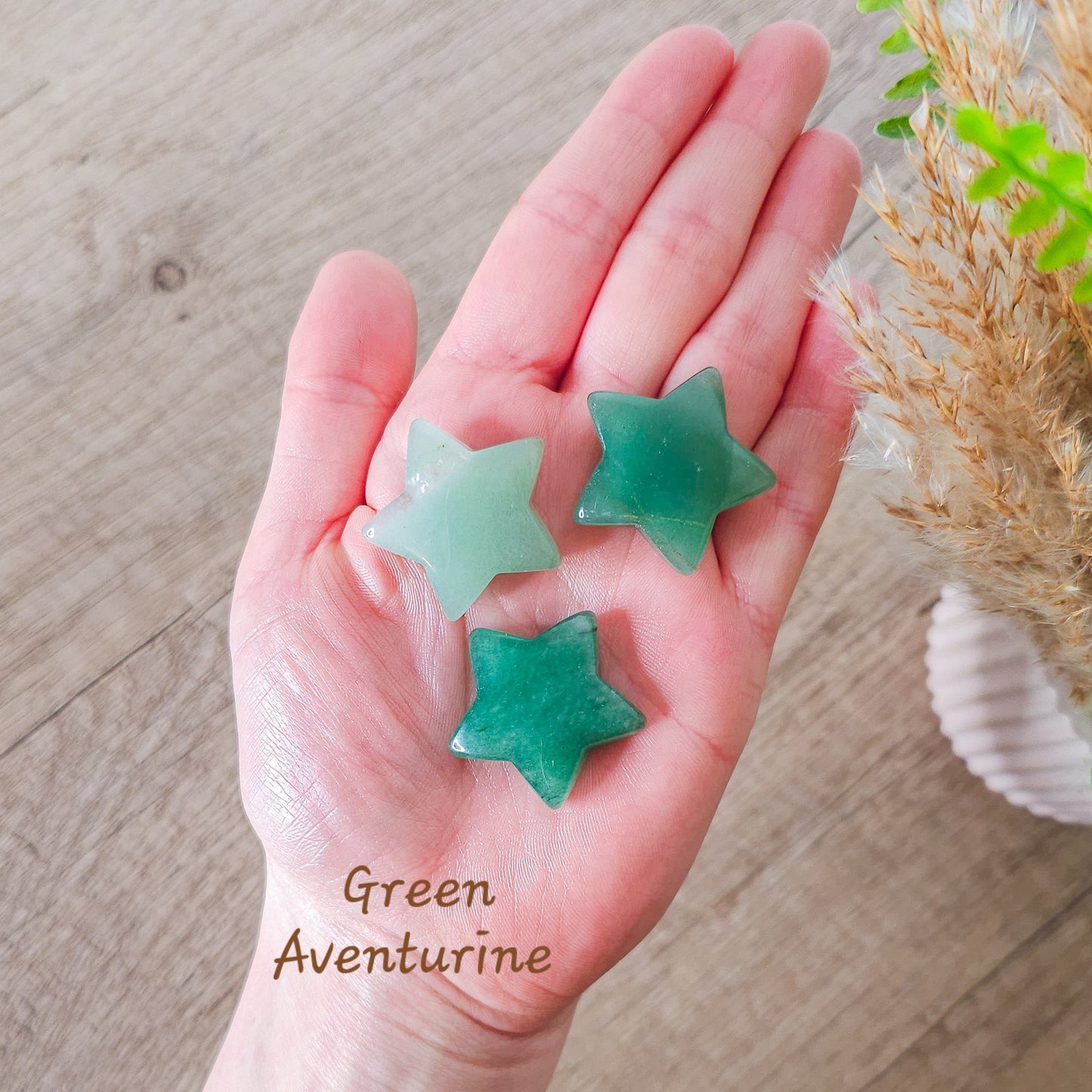 Small Crystal Star Carvings