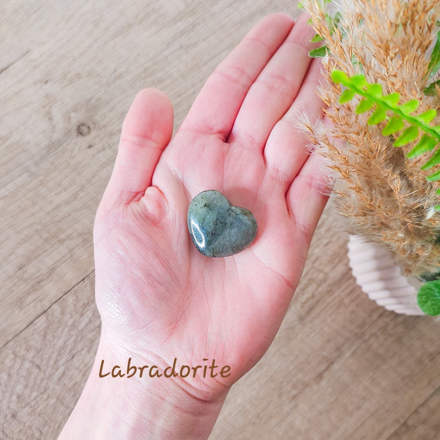 Small Crystal Heart Carvings