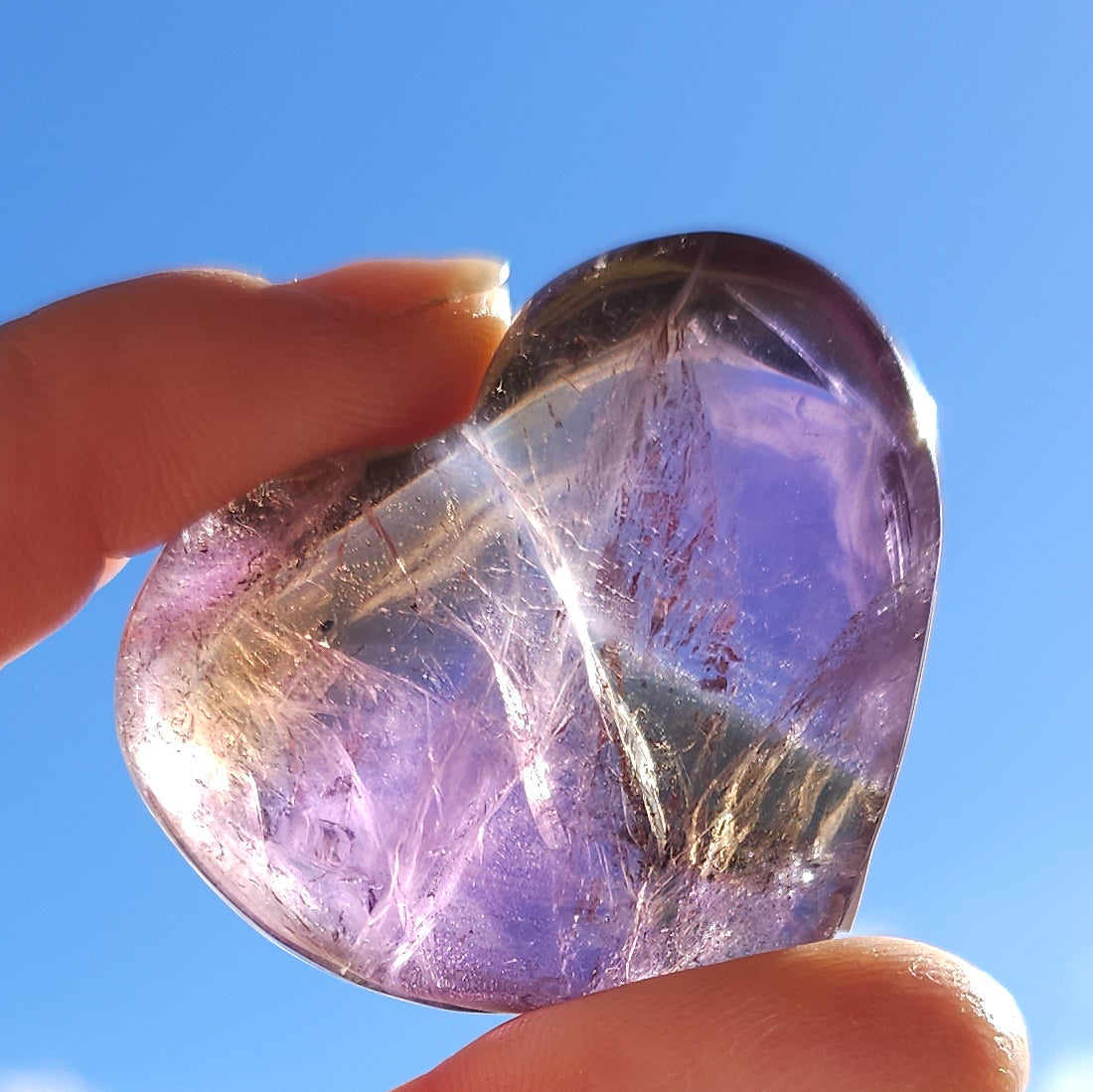 Ametrine Heart