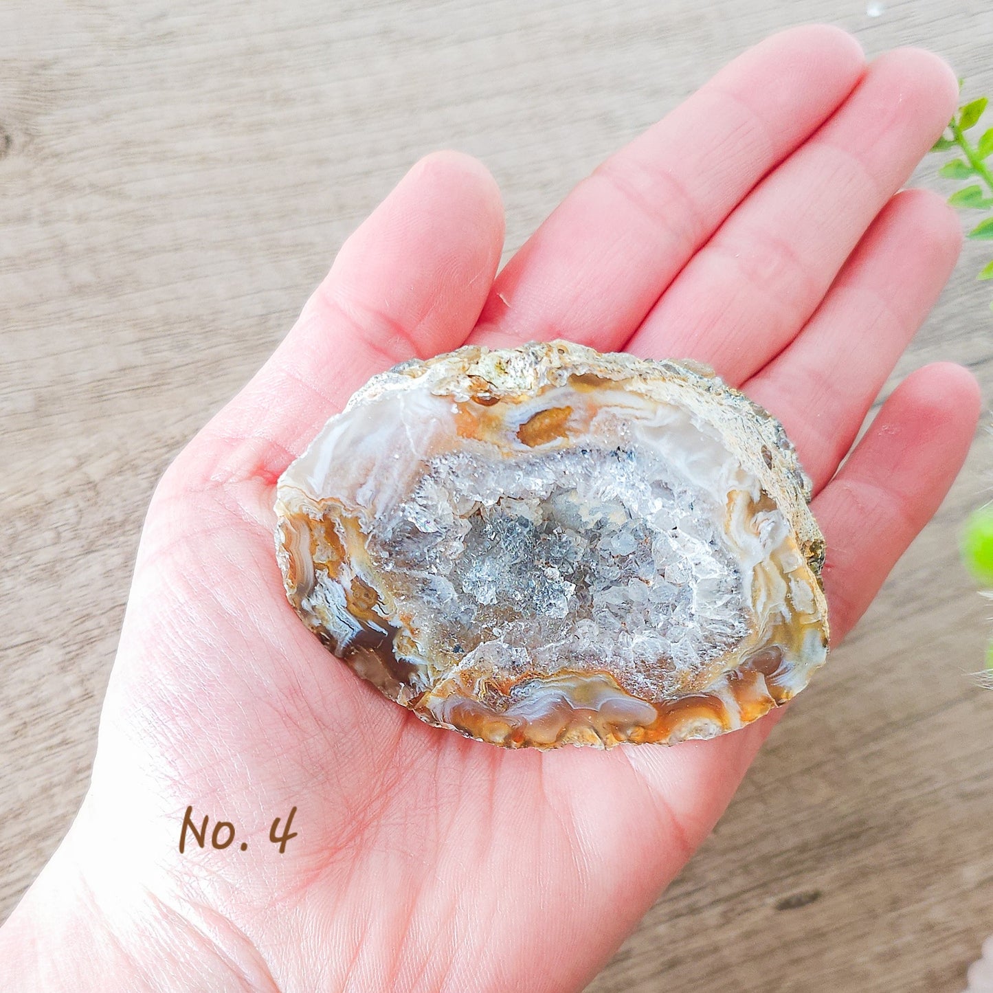 Agate Geodes with Druzy Quartz