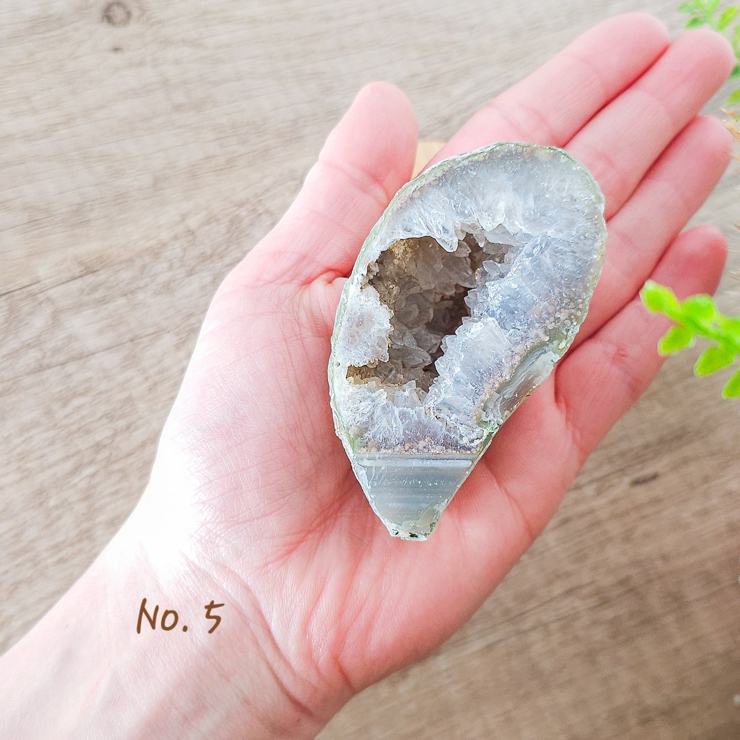 Agate Geodes with Druzy Quartz