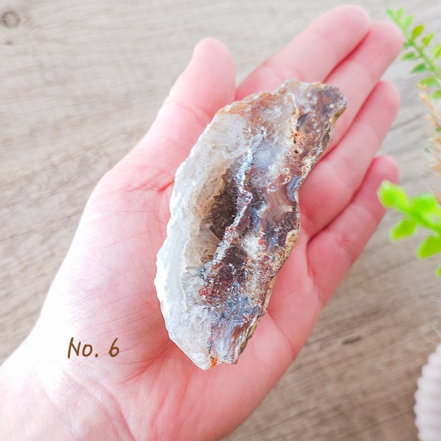 Agate Geodes with Druzy Quartz