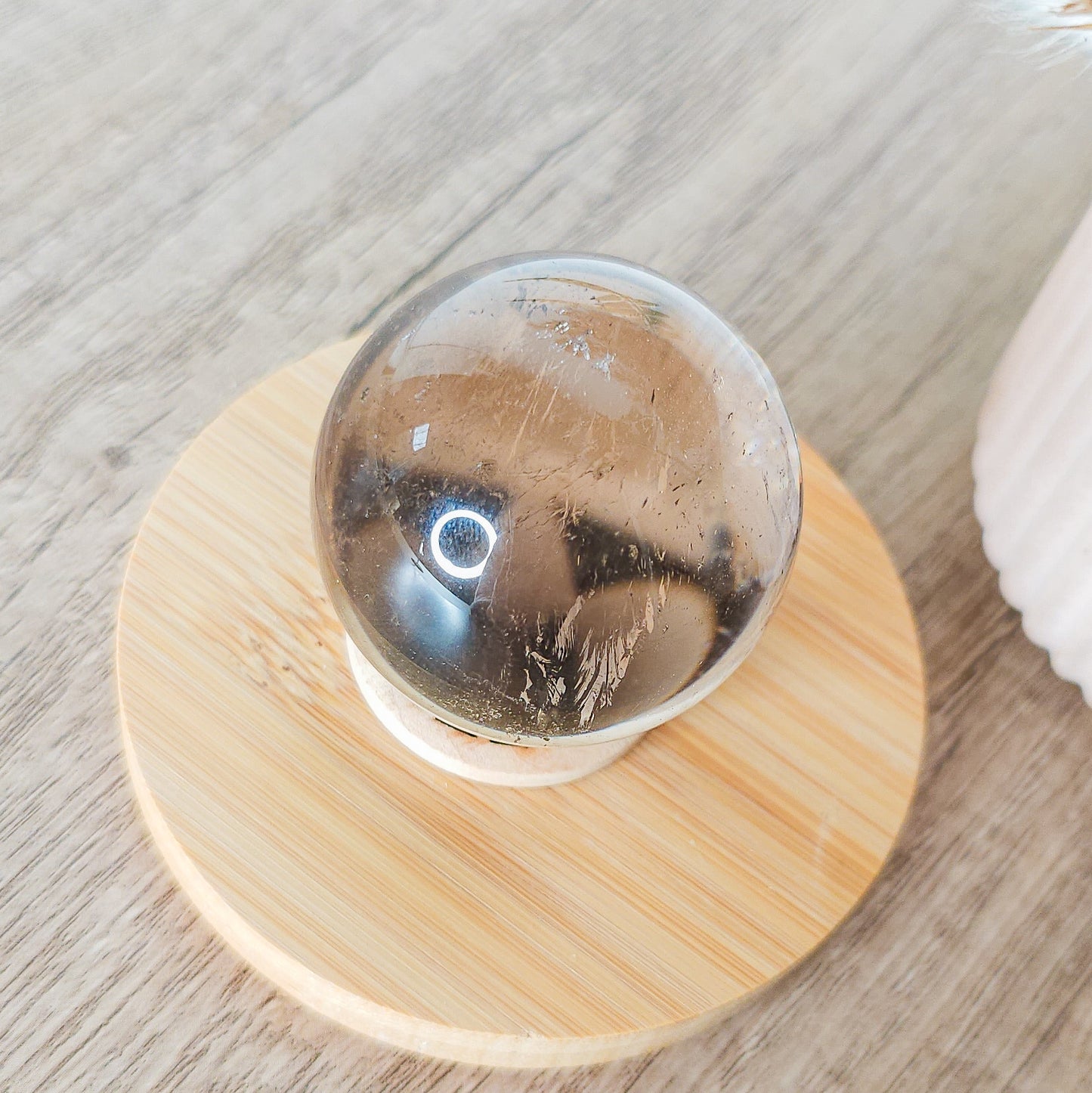 Smoky Quartz Sphere with stand
