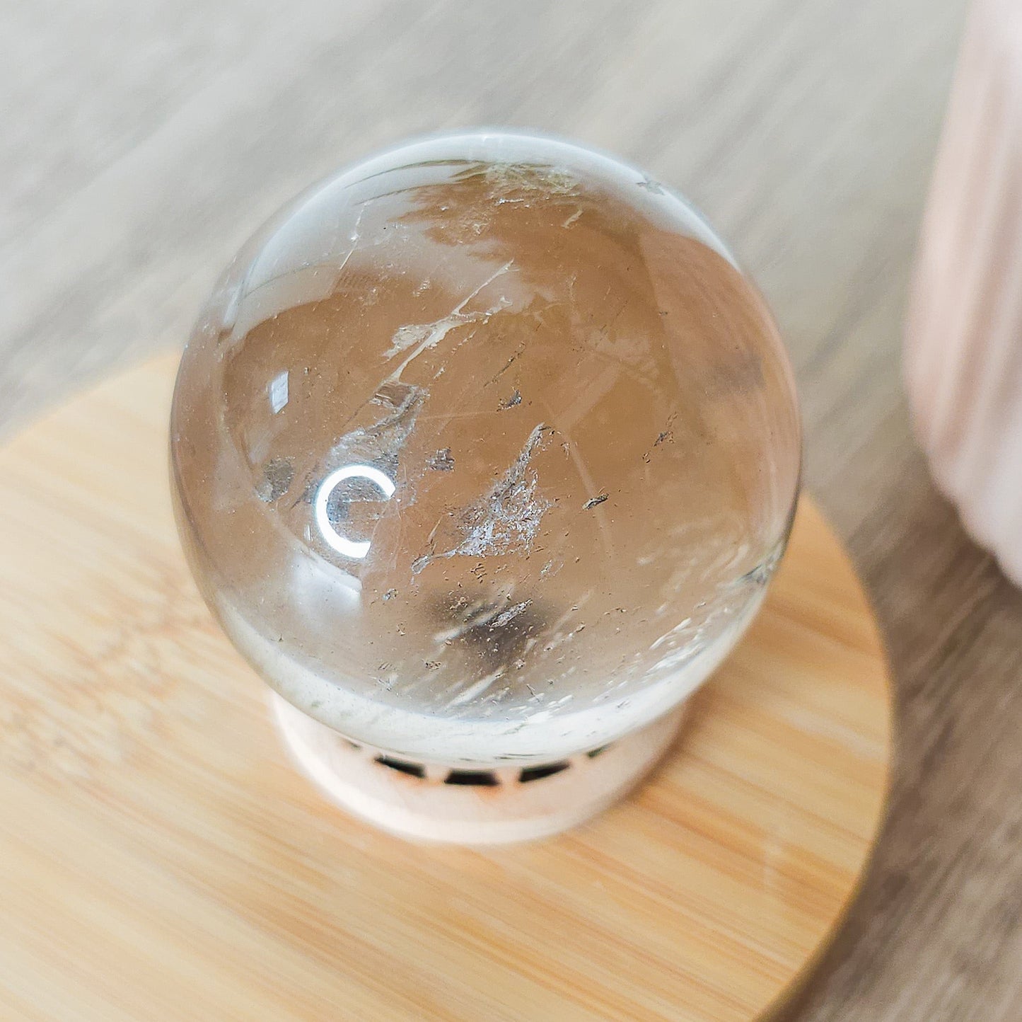 Smoky Quartz Sphere with stand