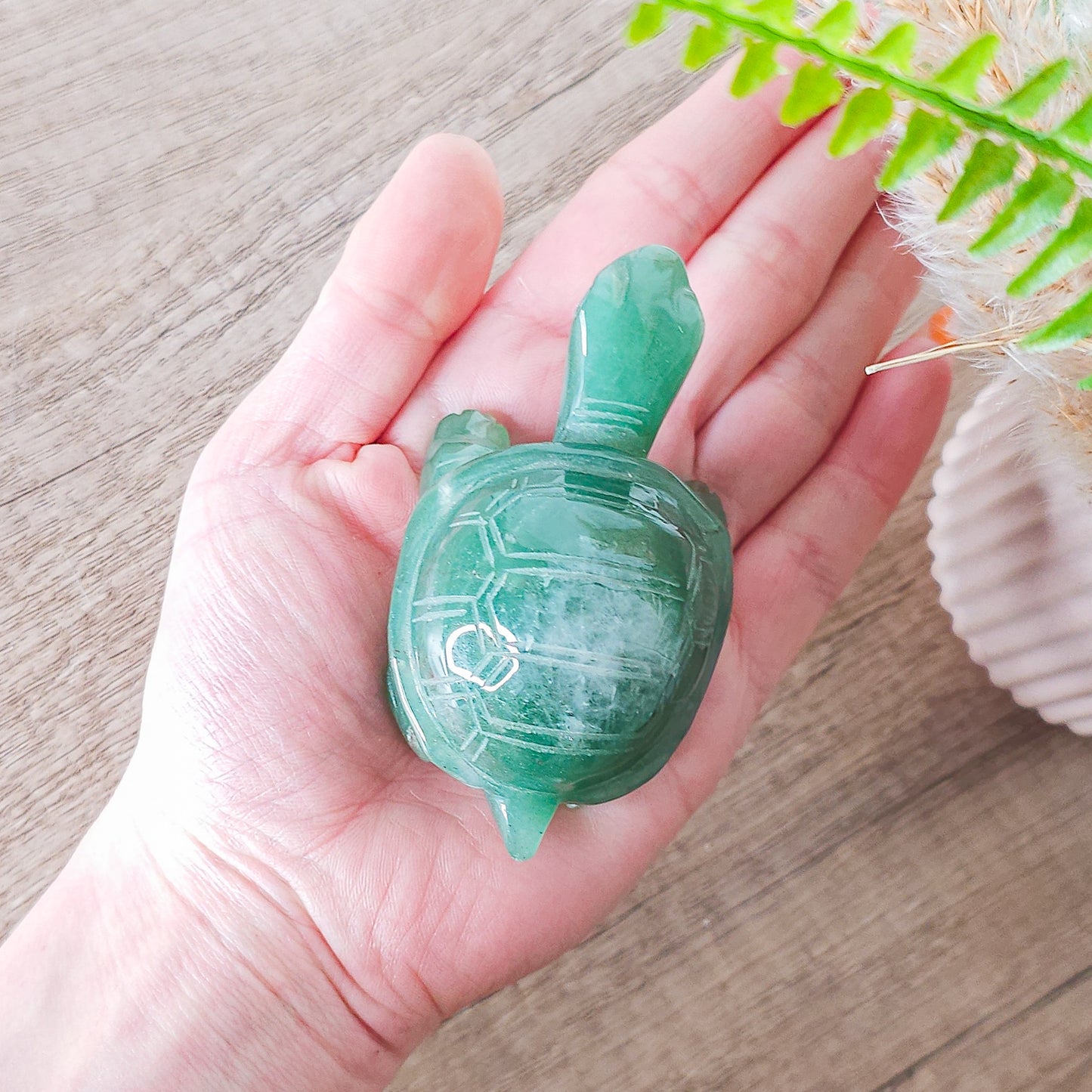 Green Aventurine Turtle Carving