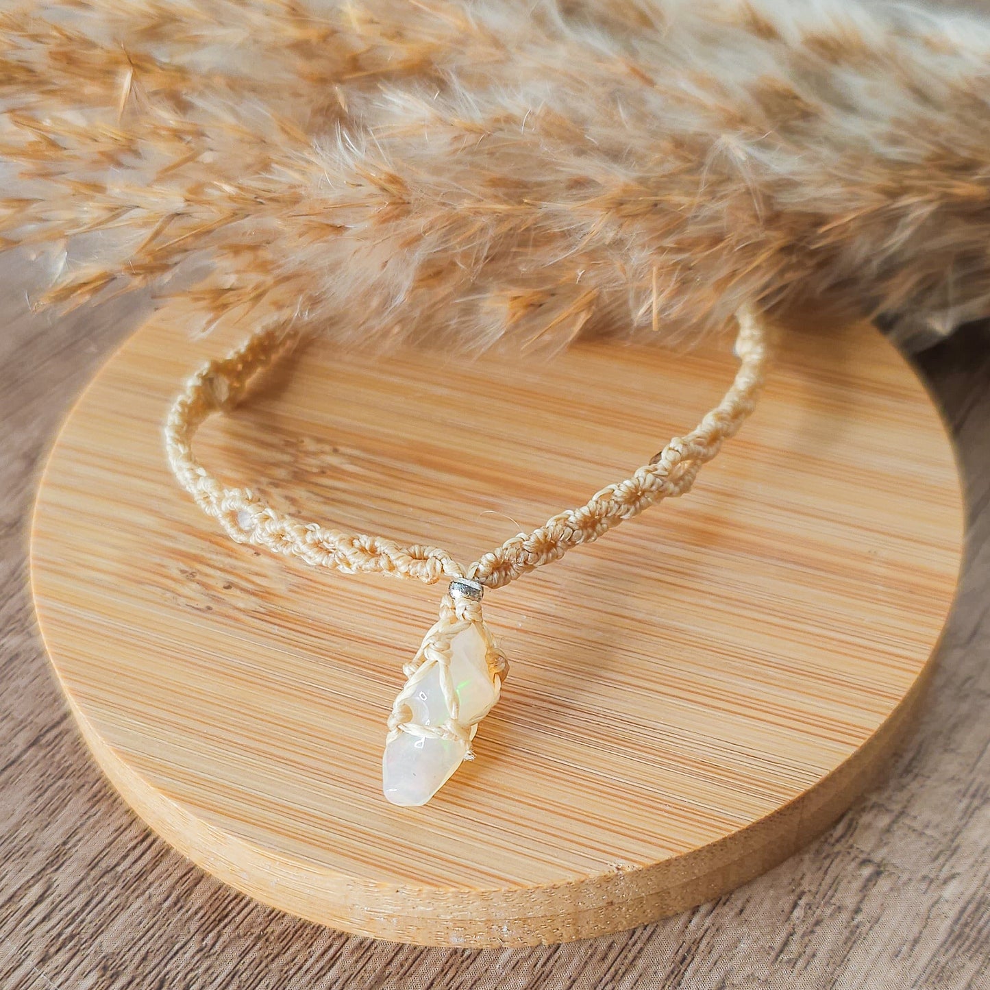 Handmade Ethiopian Opal Bracelet