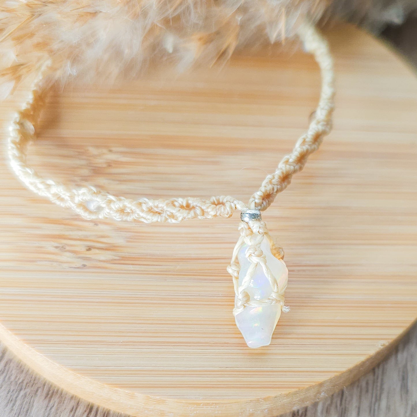 Handmade Ethiopian Opal Bracelet