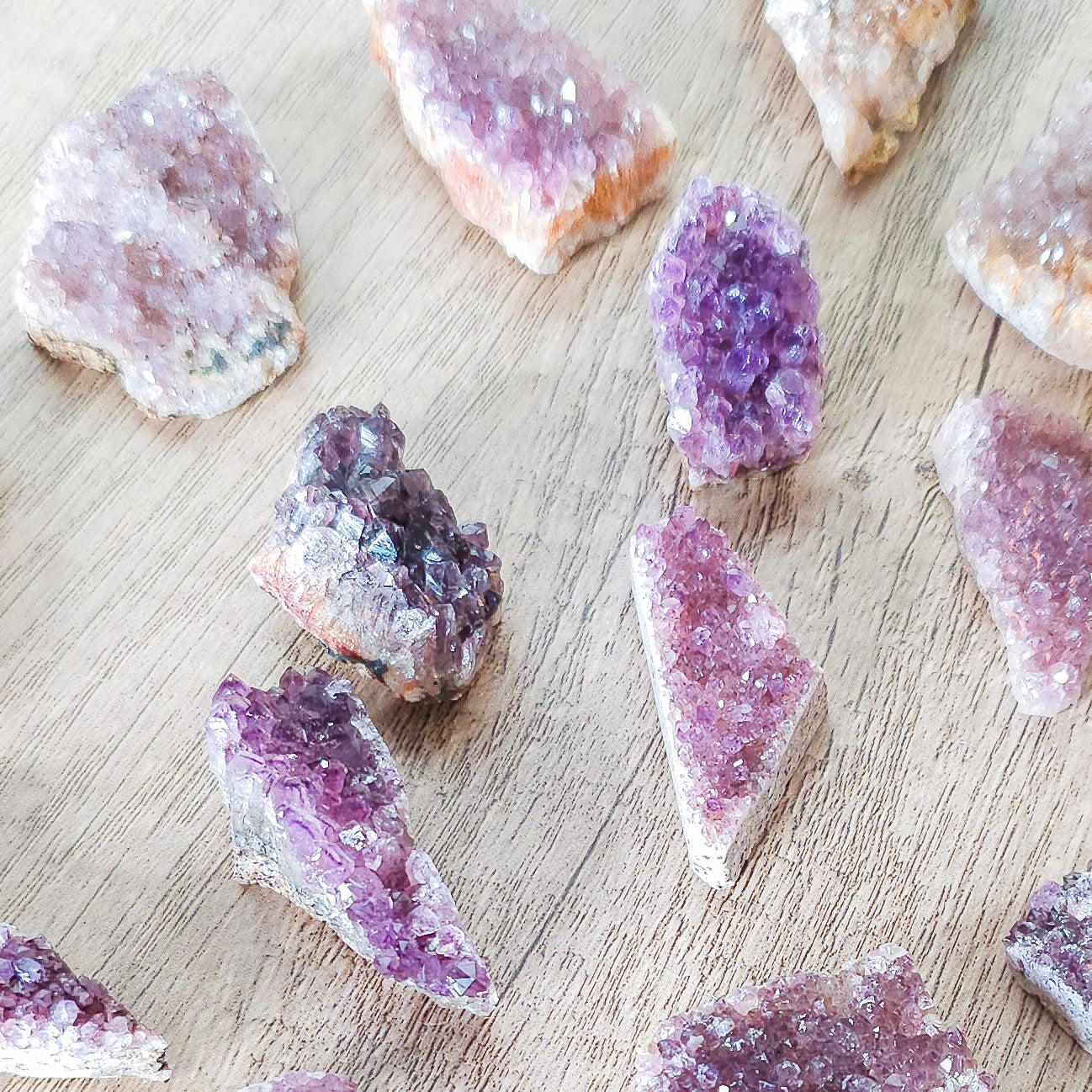Very Sparkly Alacam Amethyst Clusters
