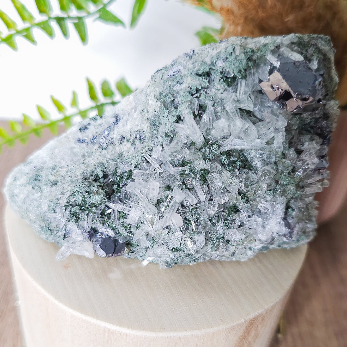 Quartz, Galena and Chlorite Specimen