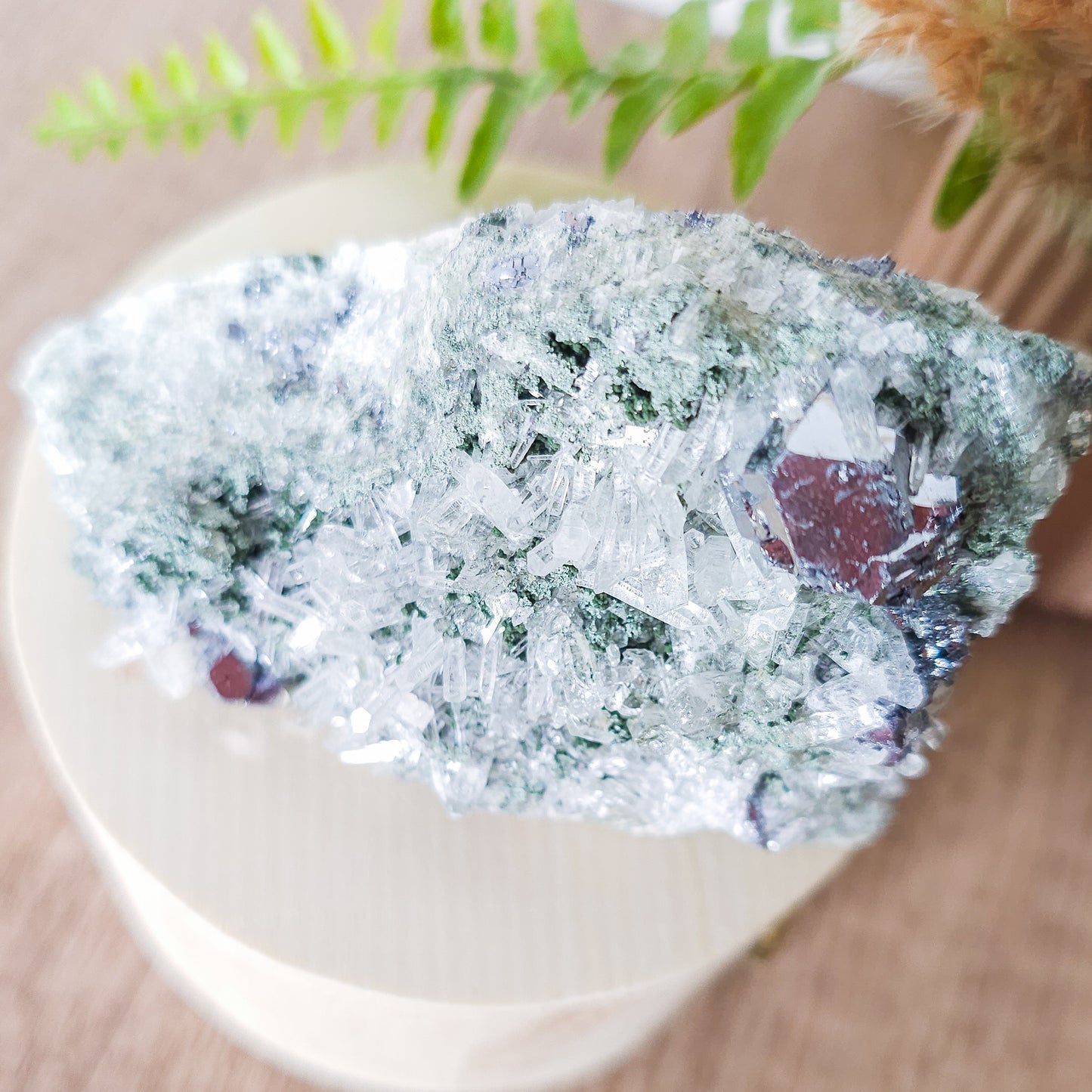 Quartz, Galena and Chlorite Specimen
