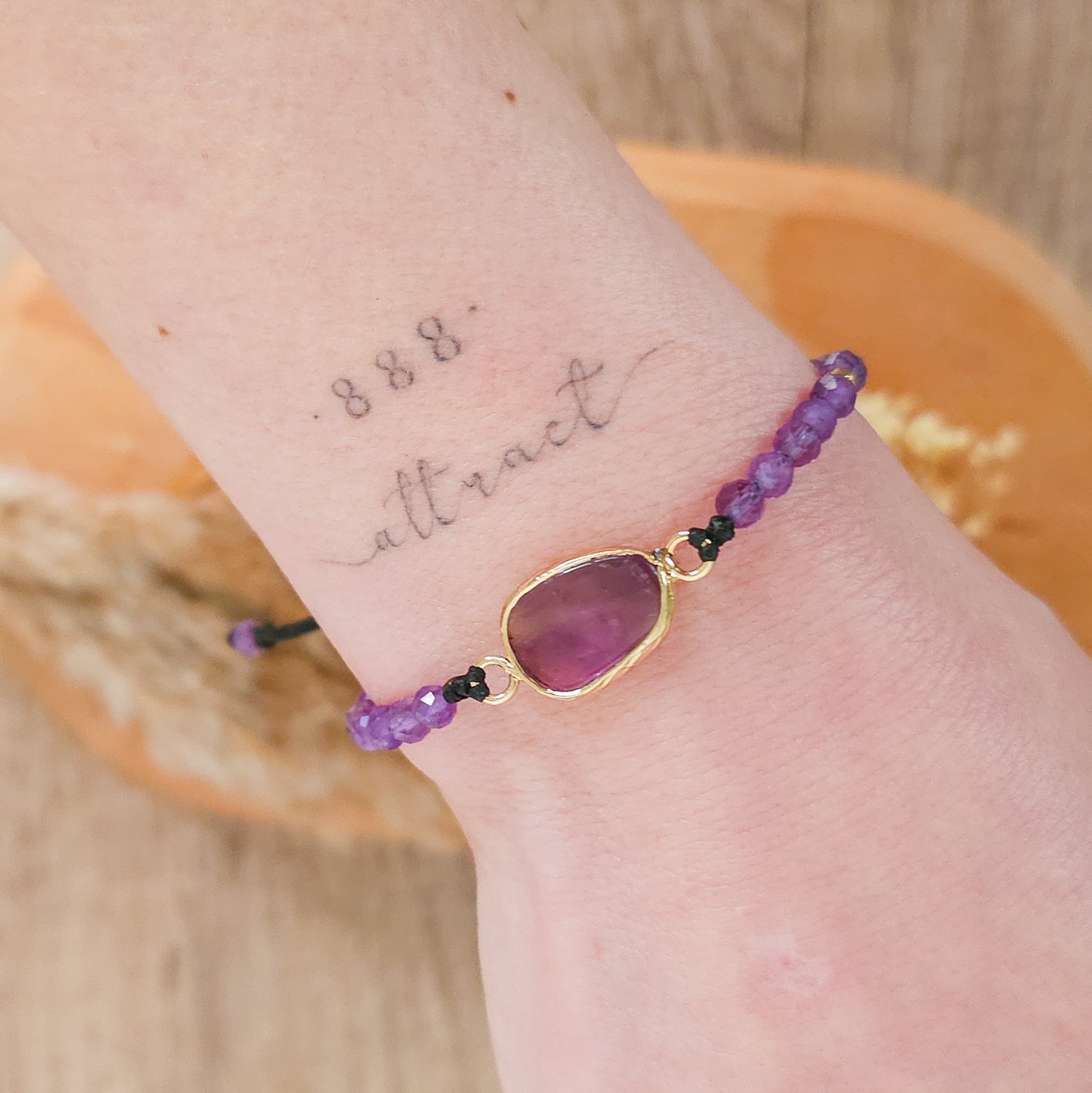 Handmade Amethyst Bracelet