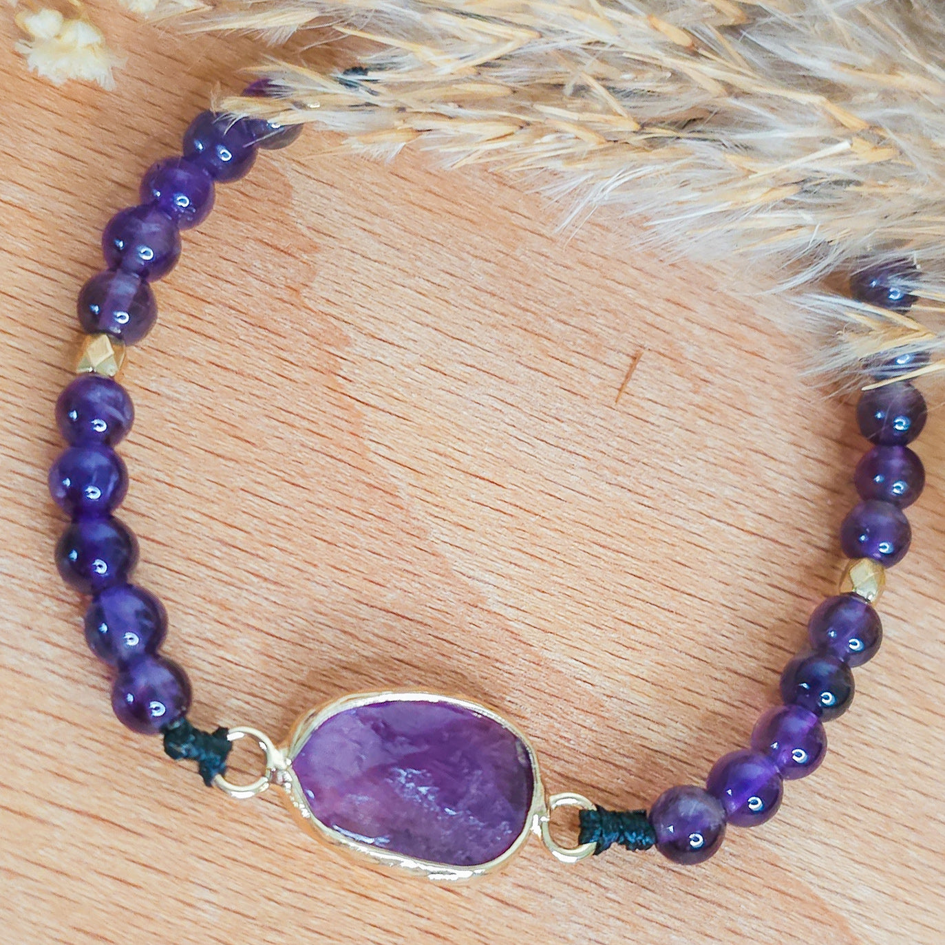 Handmade Amethyst Bracelet