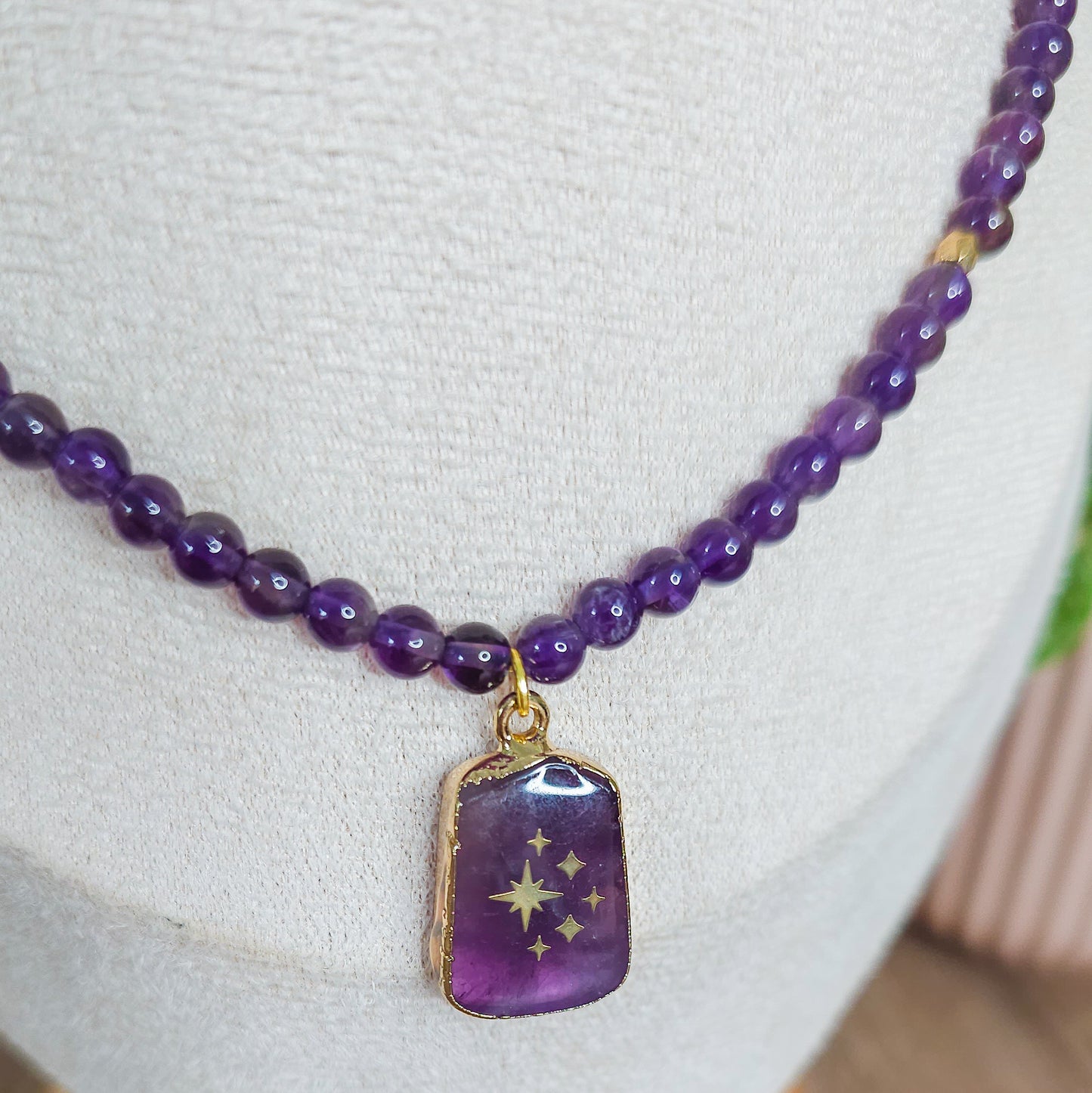 Handmade Amethyst Necklace
