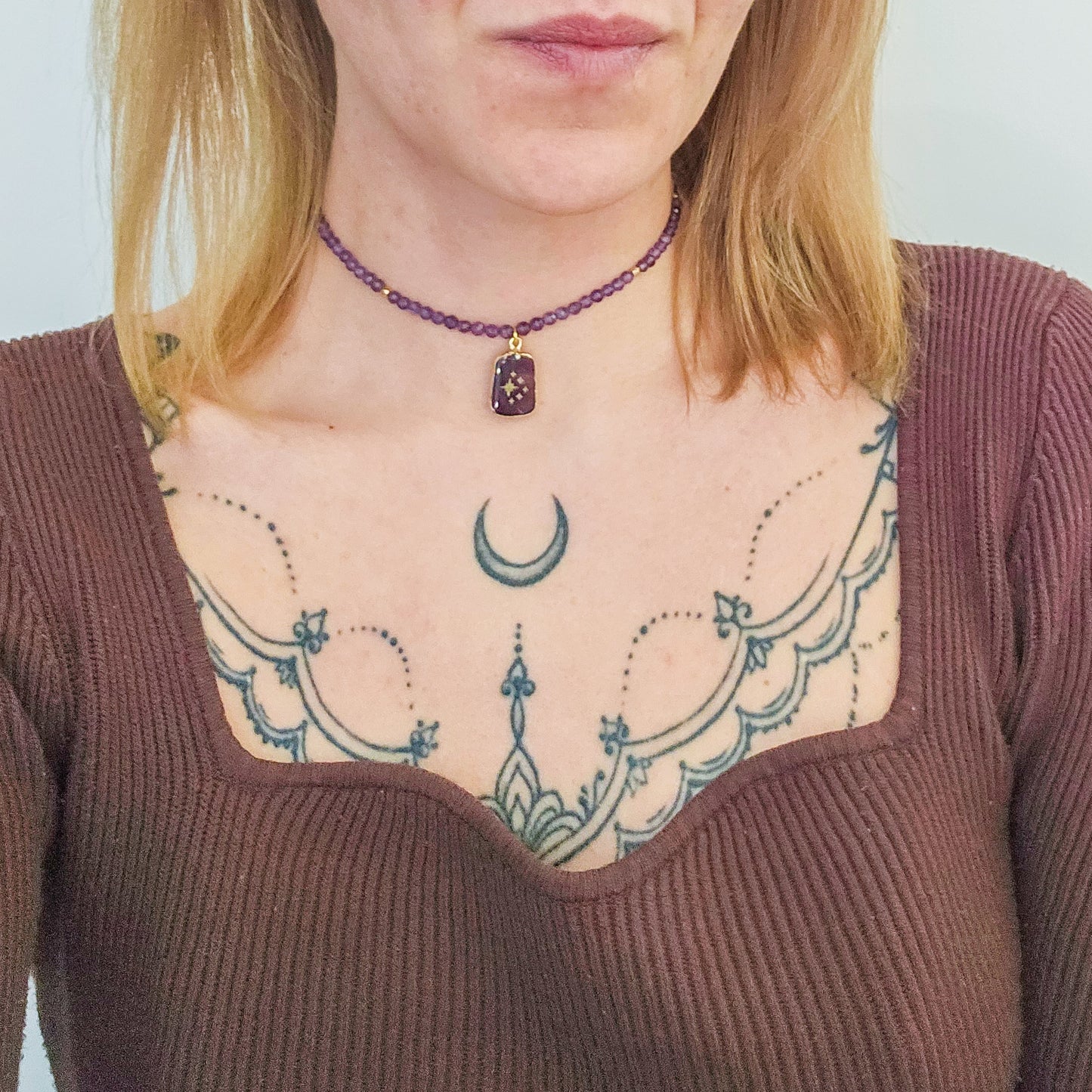 Handmade Amethyst Necklace