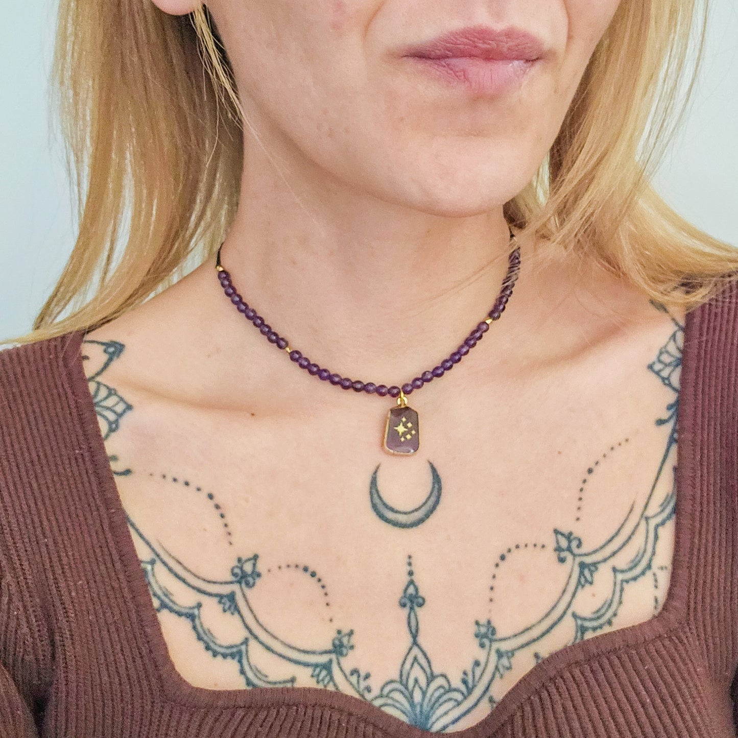 Handmade Amethyst Necklace