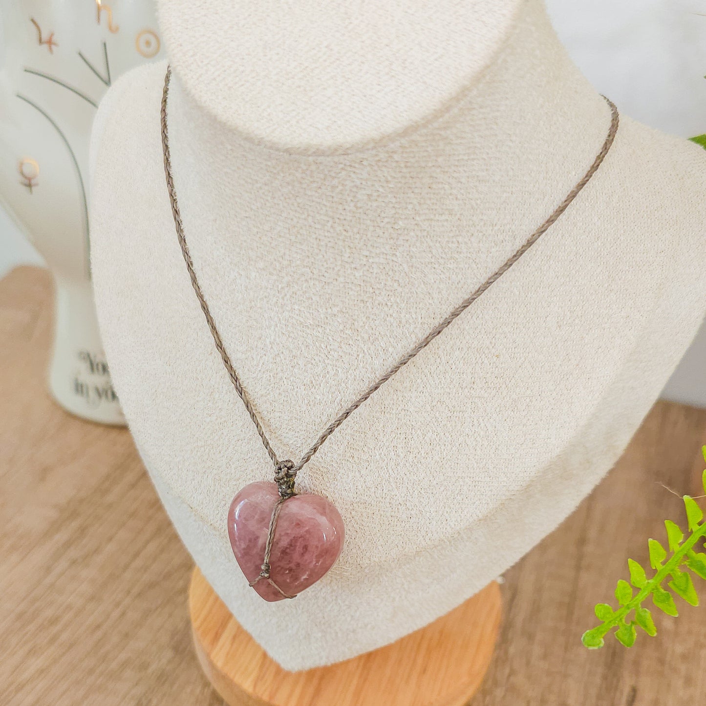 Handmade Purple Aventurine Heart Necklace