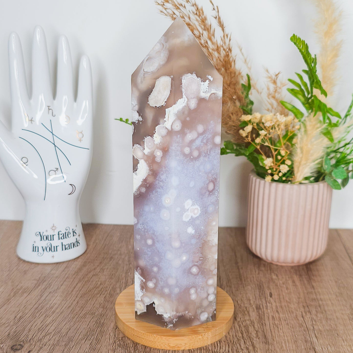 Statement Flower Agate Tower(1.27kg)