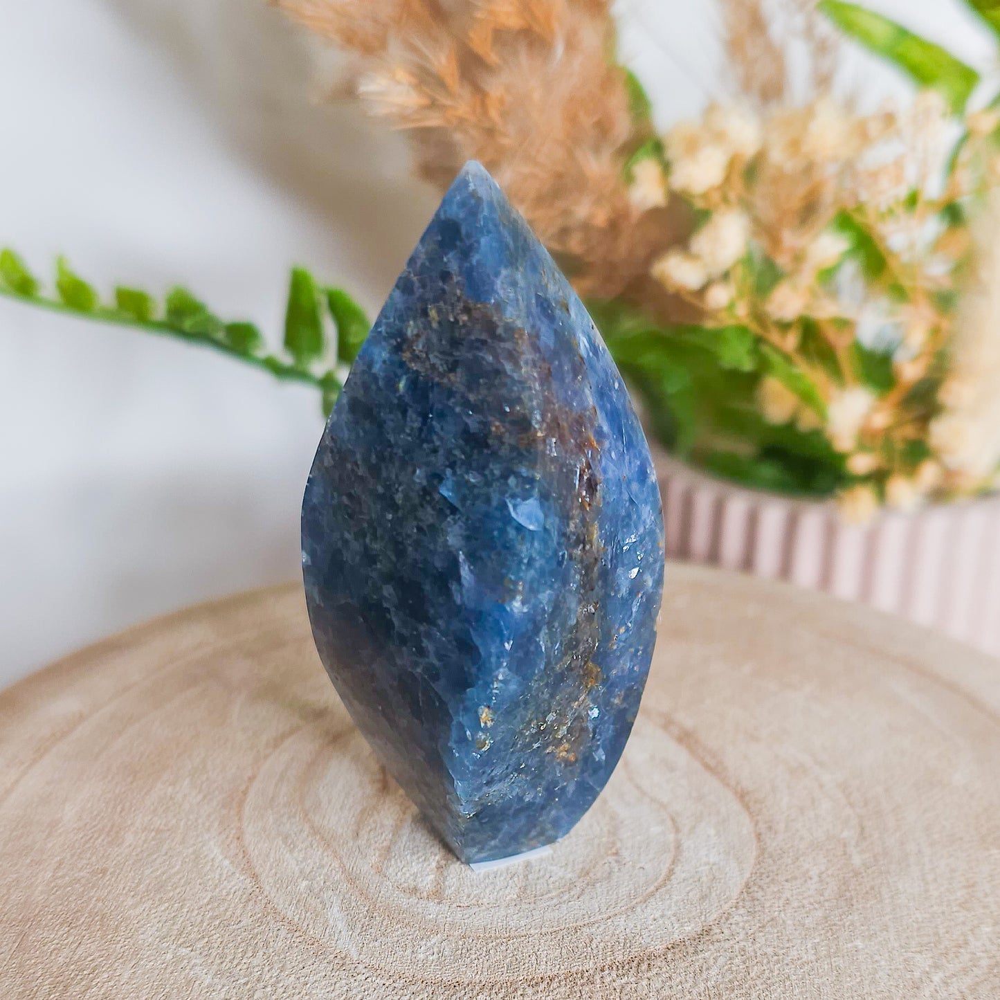 Blue Calcite Flame