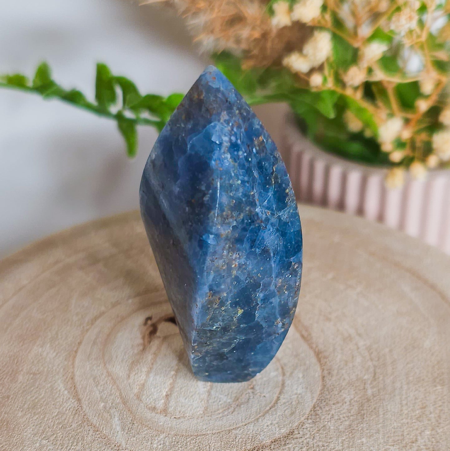 Blue Calcite Flame