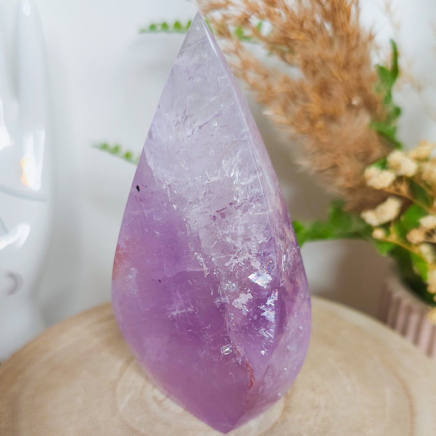 Amethyst with Hematite Free-Form