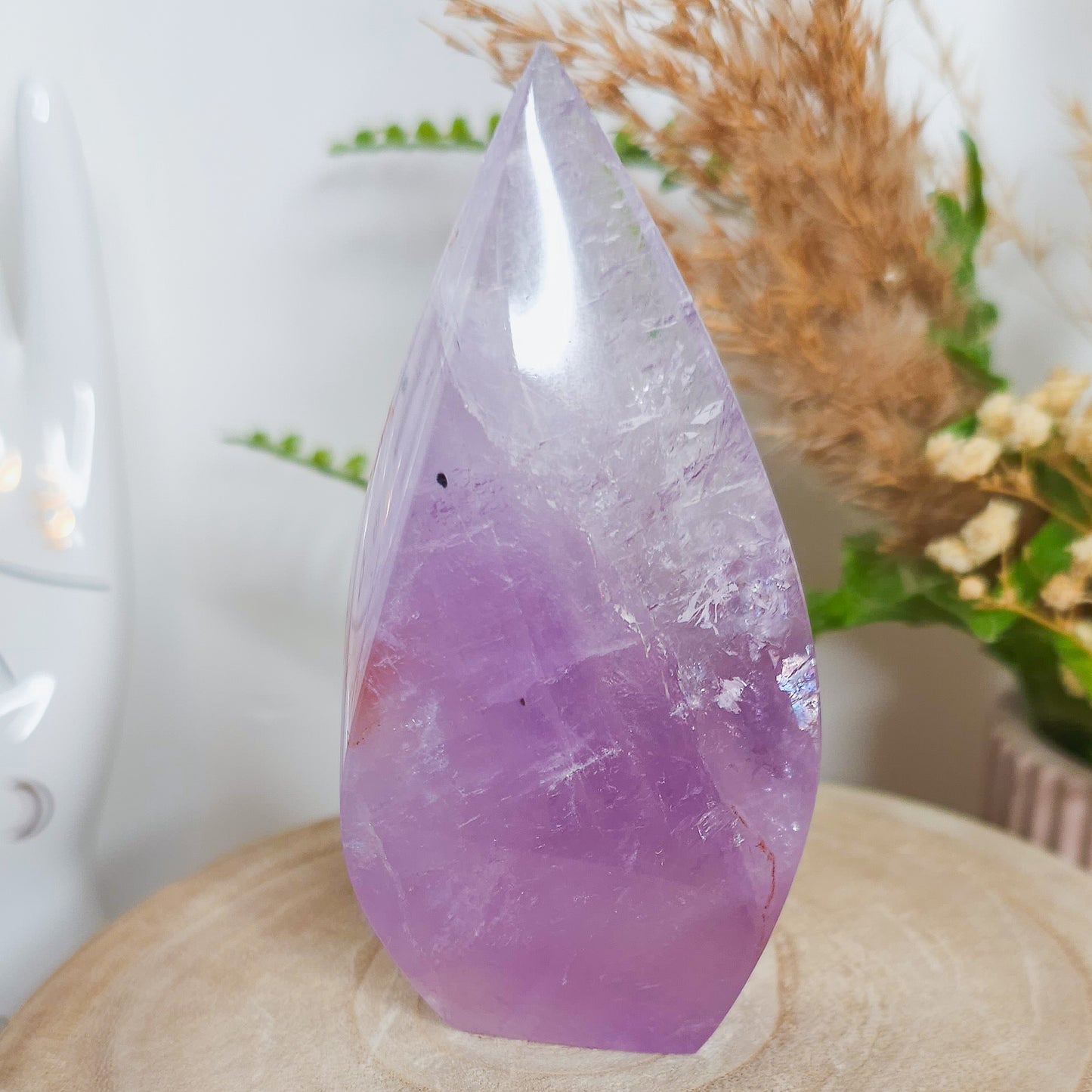 Amethyst with Hematite Free-Form