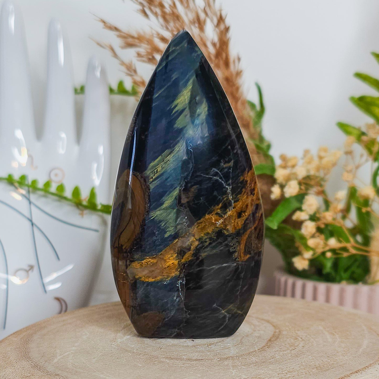 Blue Tiger's Eye Free-Form