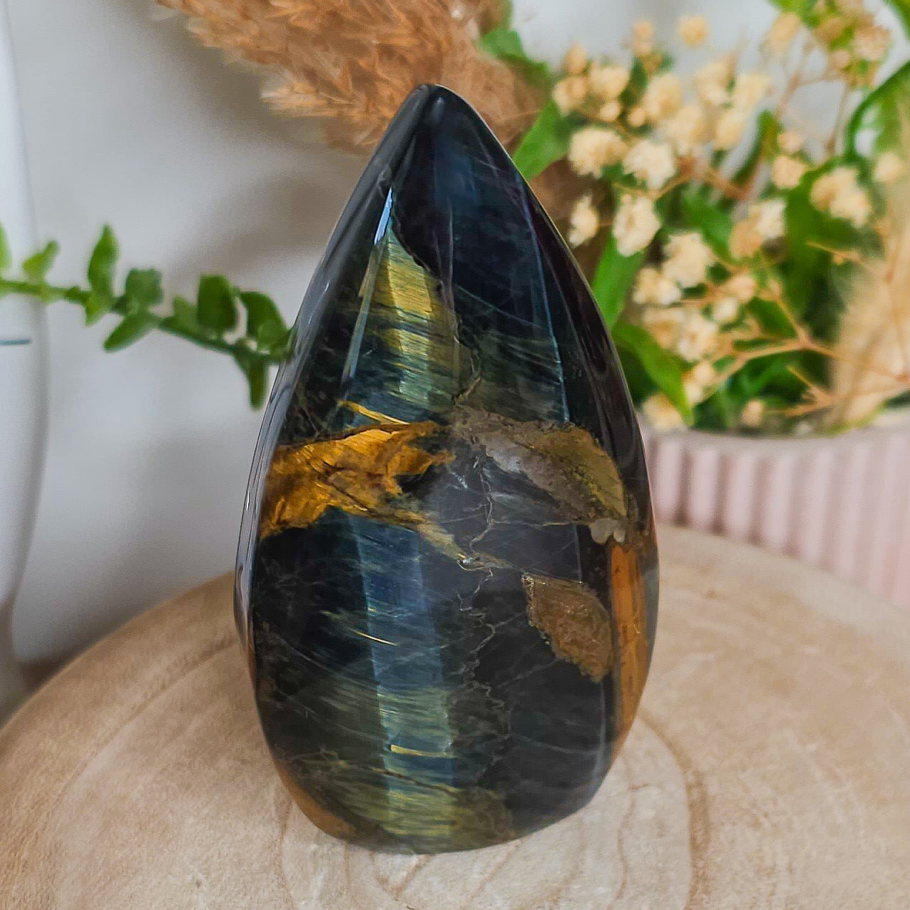 Blue Tiger's Eye Free-Form