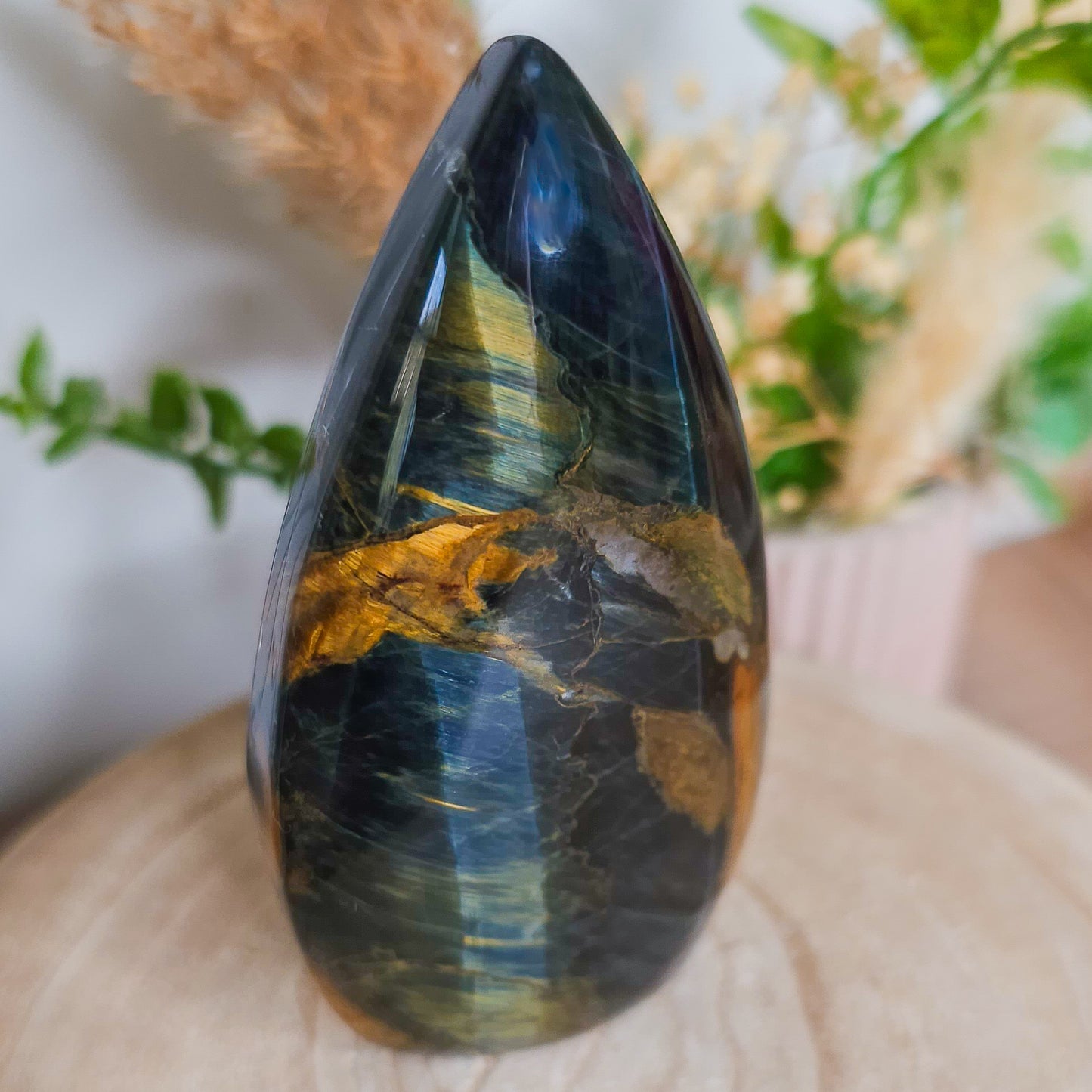 Blue Tiger's Eye Free-Form