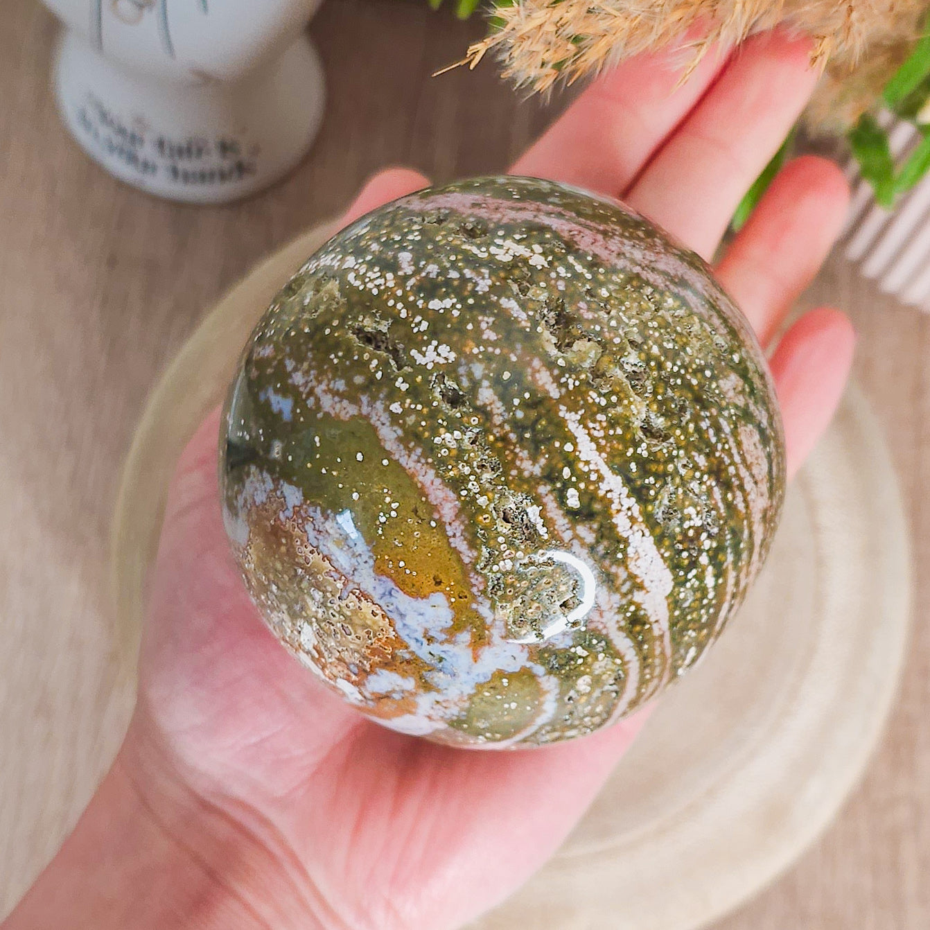 Statement Sea Jasper Sphere