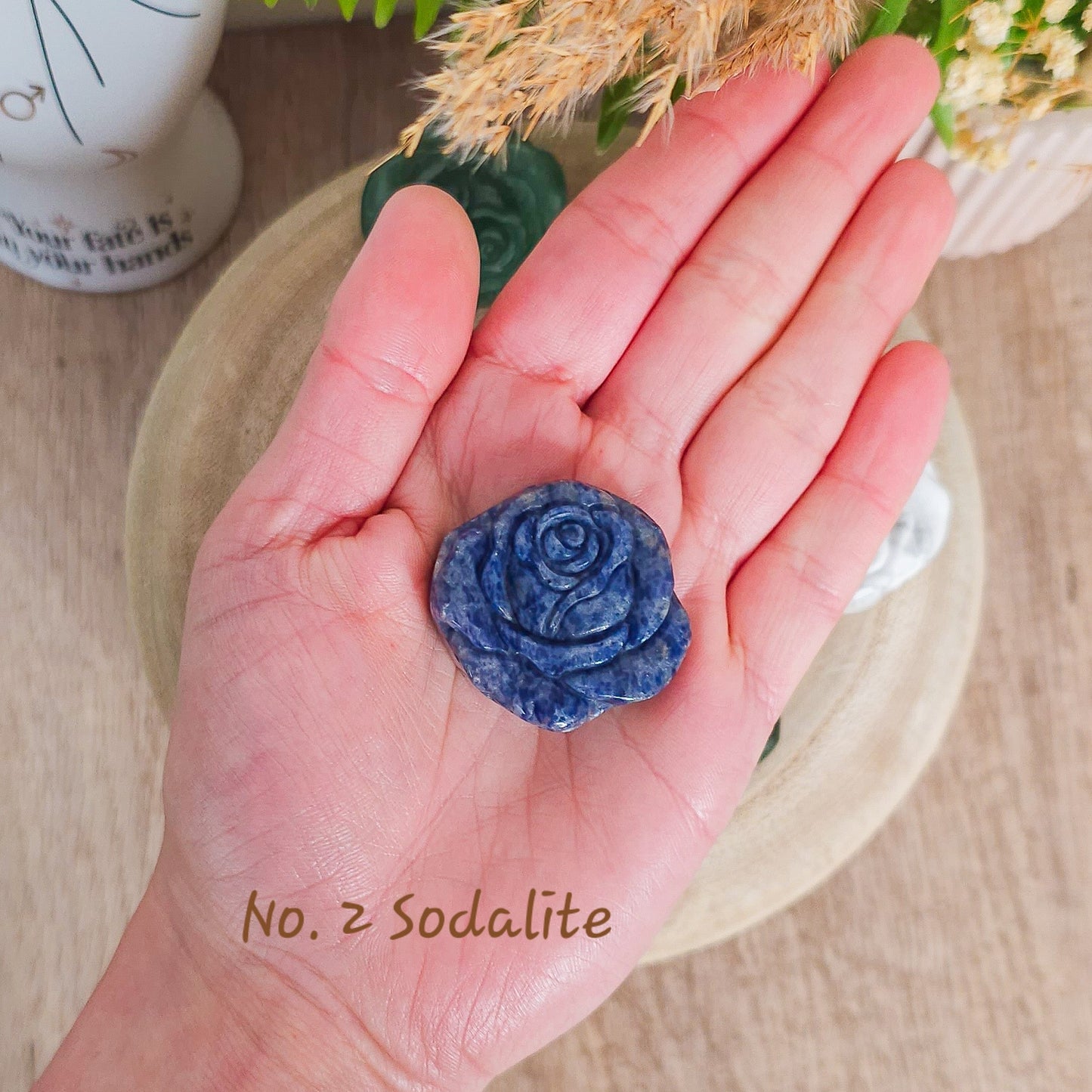 Crystal Rose Carving