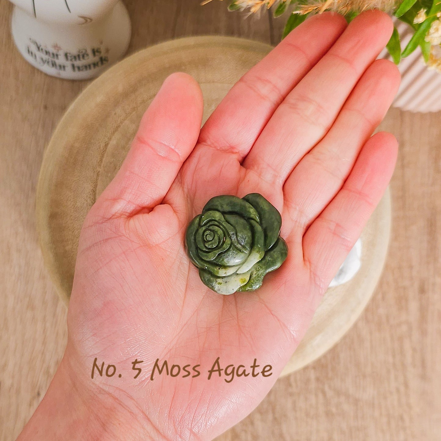 Crystal Rose Carving