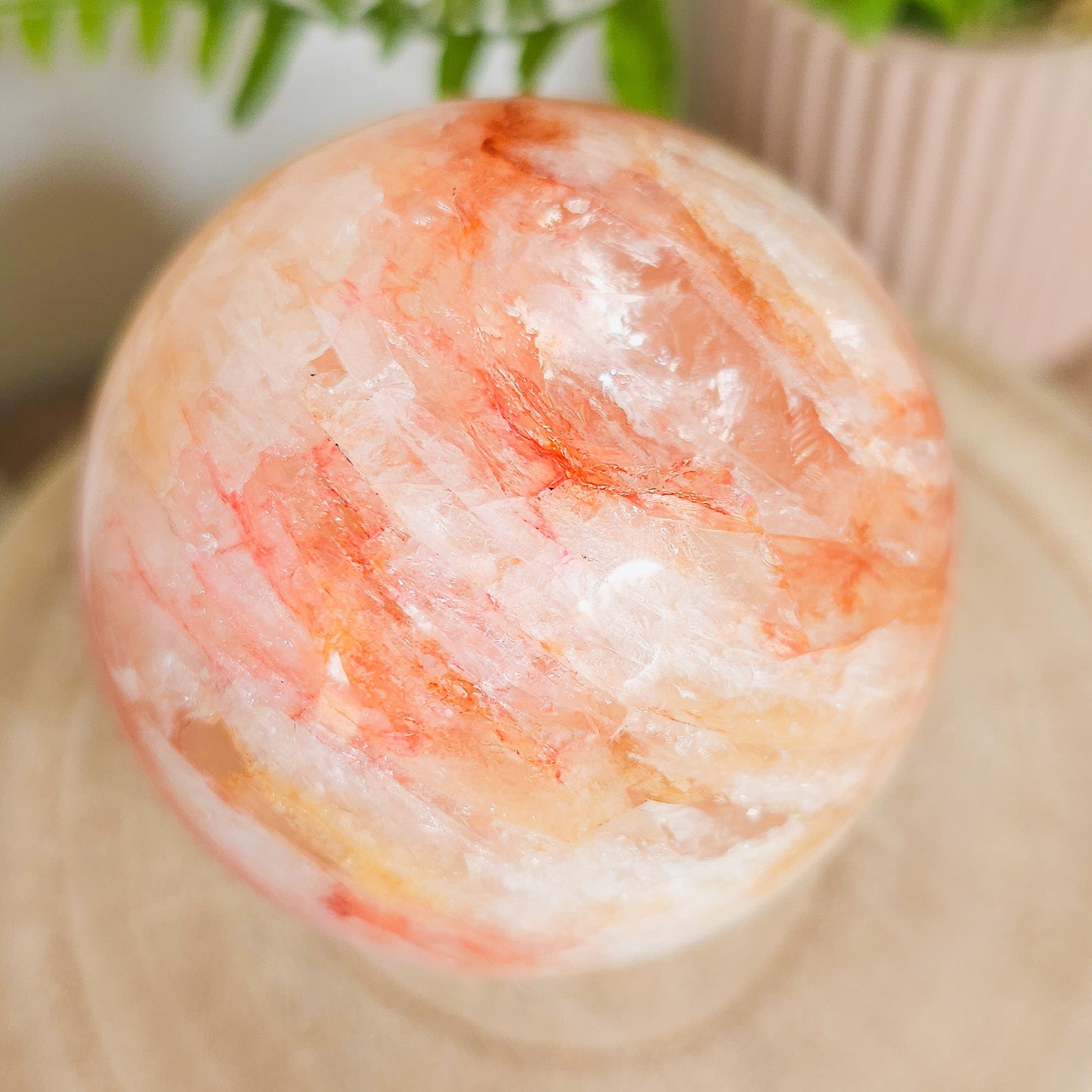 Fire Quartz Sphere