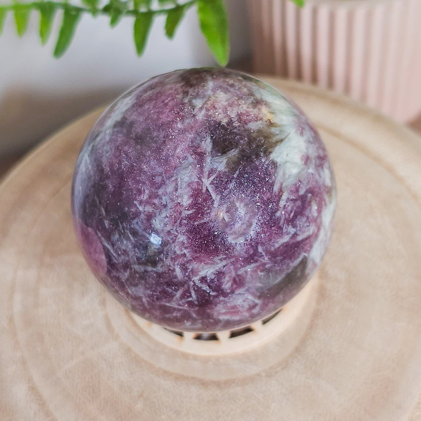 Lepidolite with Pink Tourmaline and Quartz