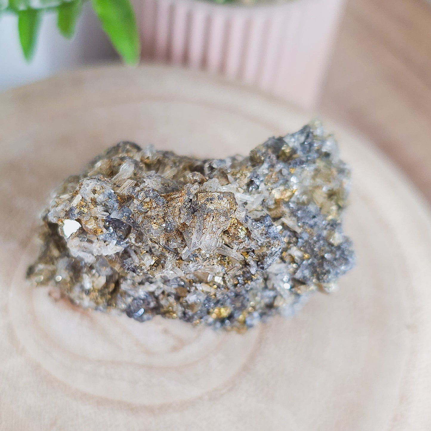 Quartz, Sphalerite and Pyrite specimen